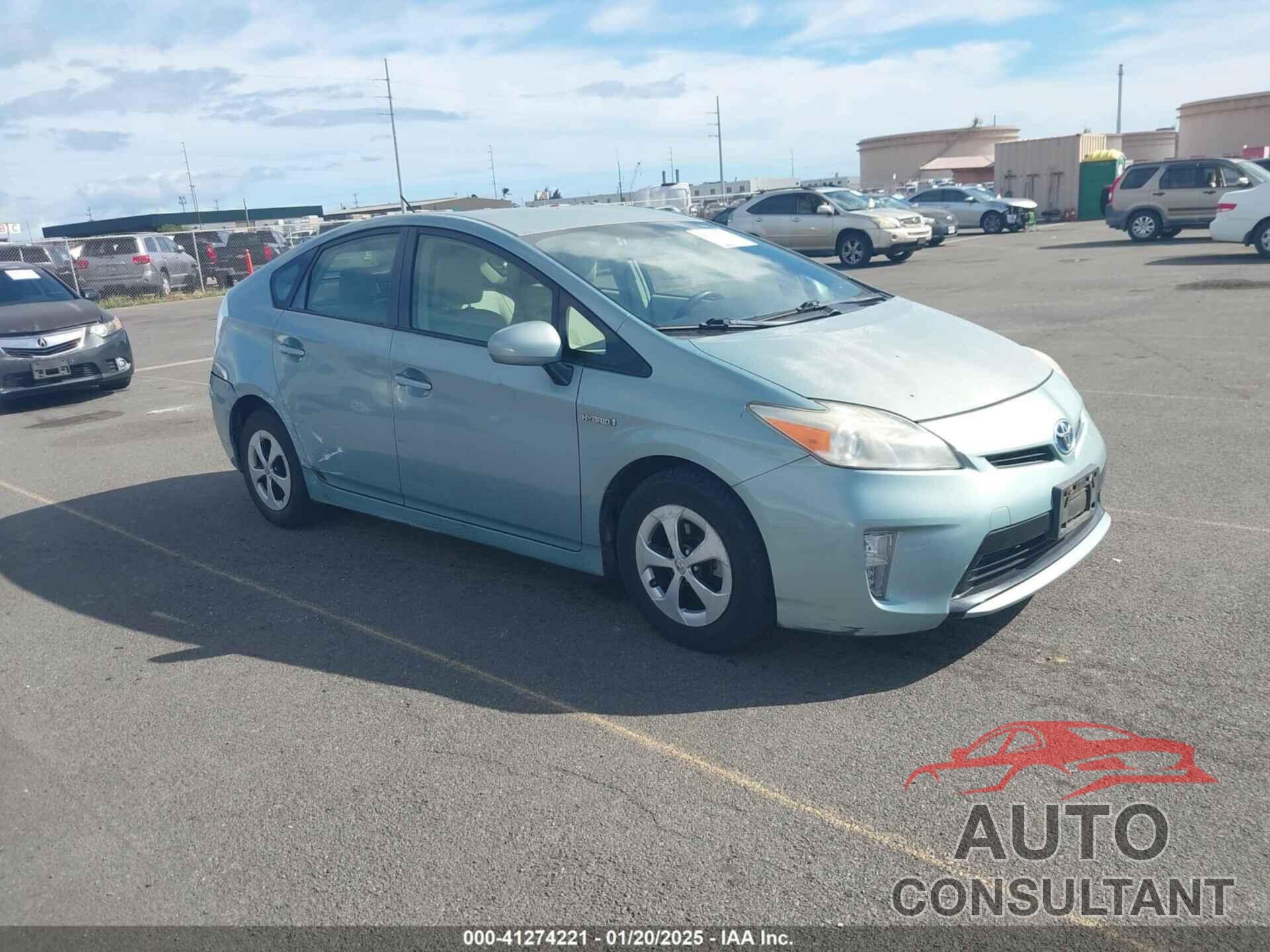 TOYOTA PRIUS 2012 - JTDKN3DU4C1610250