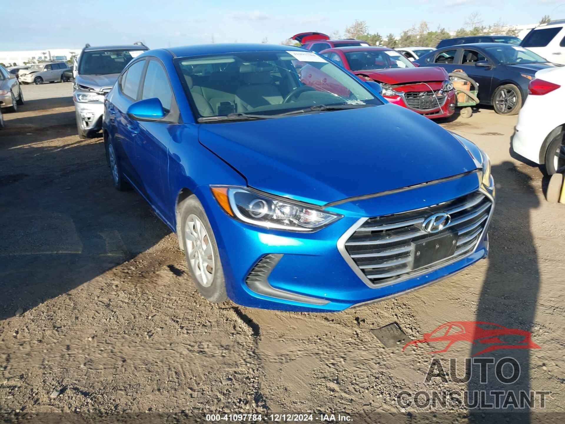 HYUNDAI ELANTRA 2017 - 5NPD74LF6HH199946