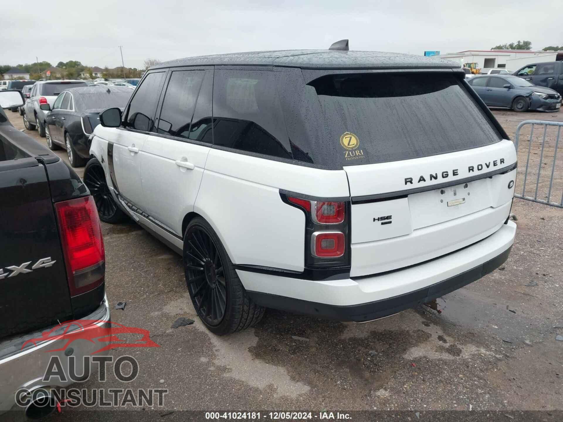 LAND ROVER RANGE ROVER 2020 - SALGS2RU8LA581233