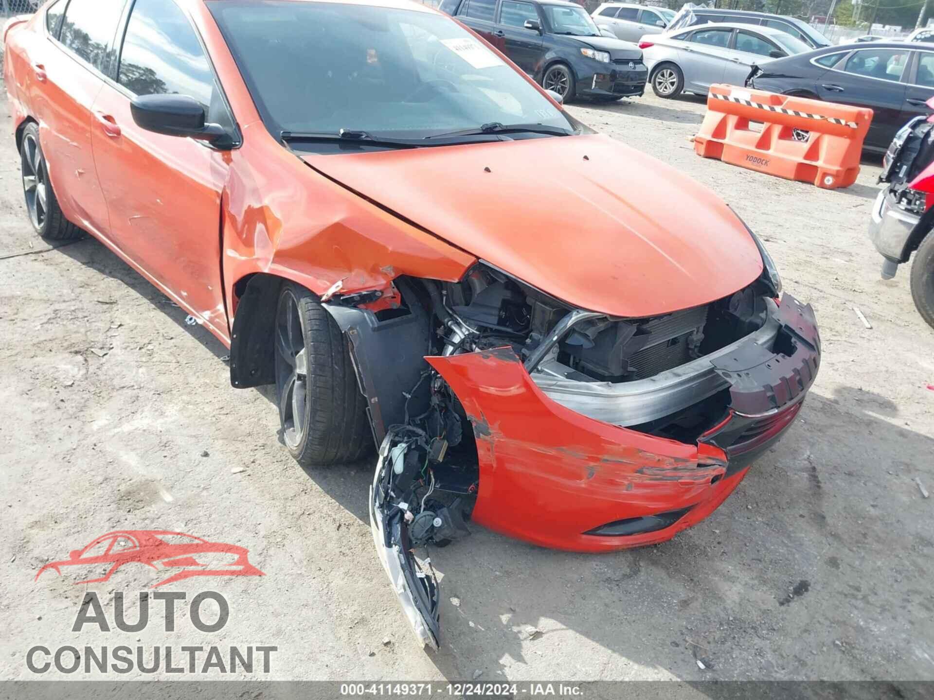 DODGE DART 2015 - 1C3CDFBBXFD404531