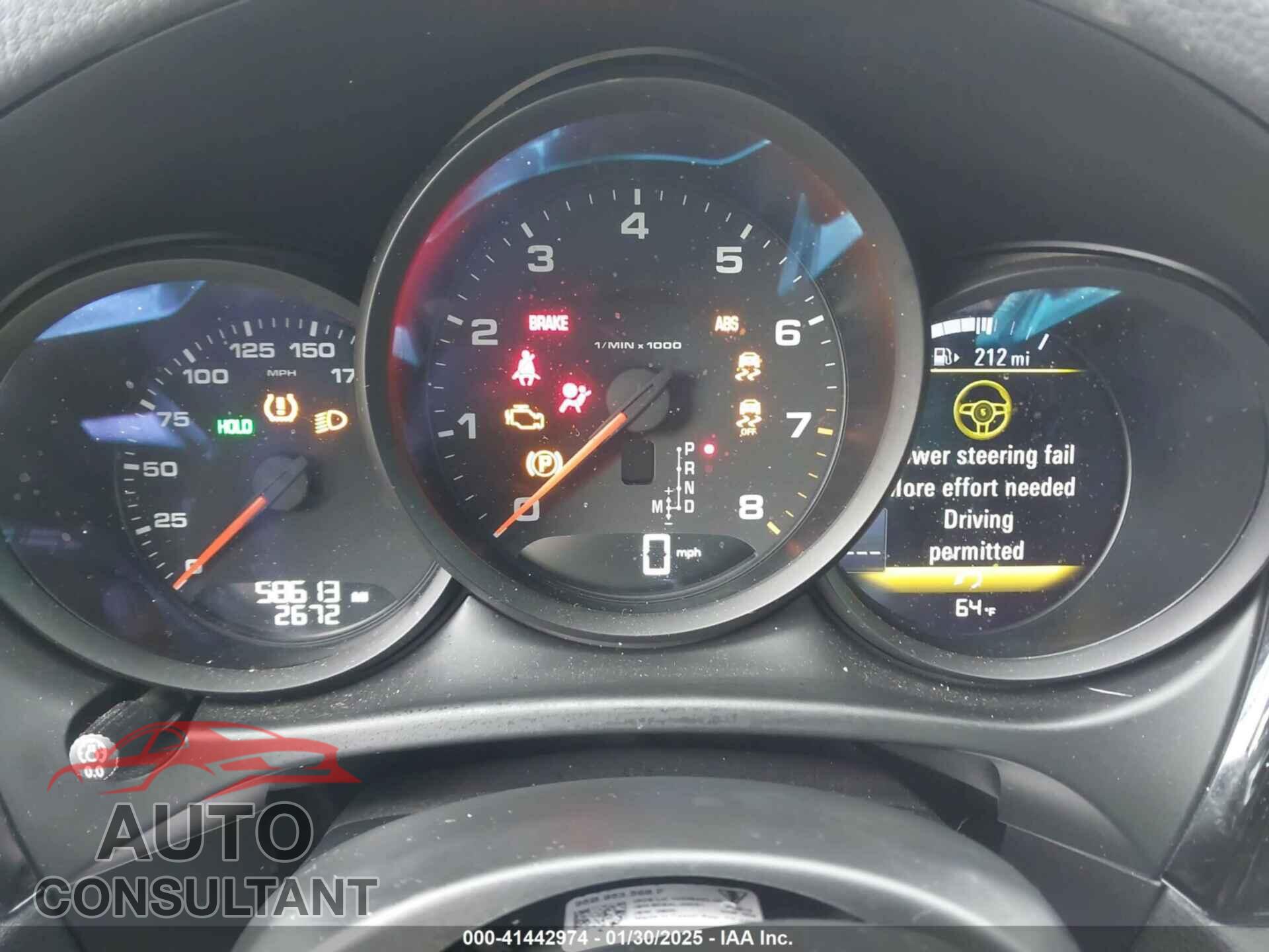 PORSCHE MACAN 2019 - WP1AA2A50KLB04852