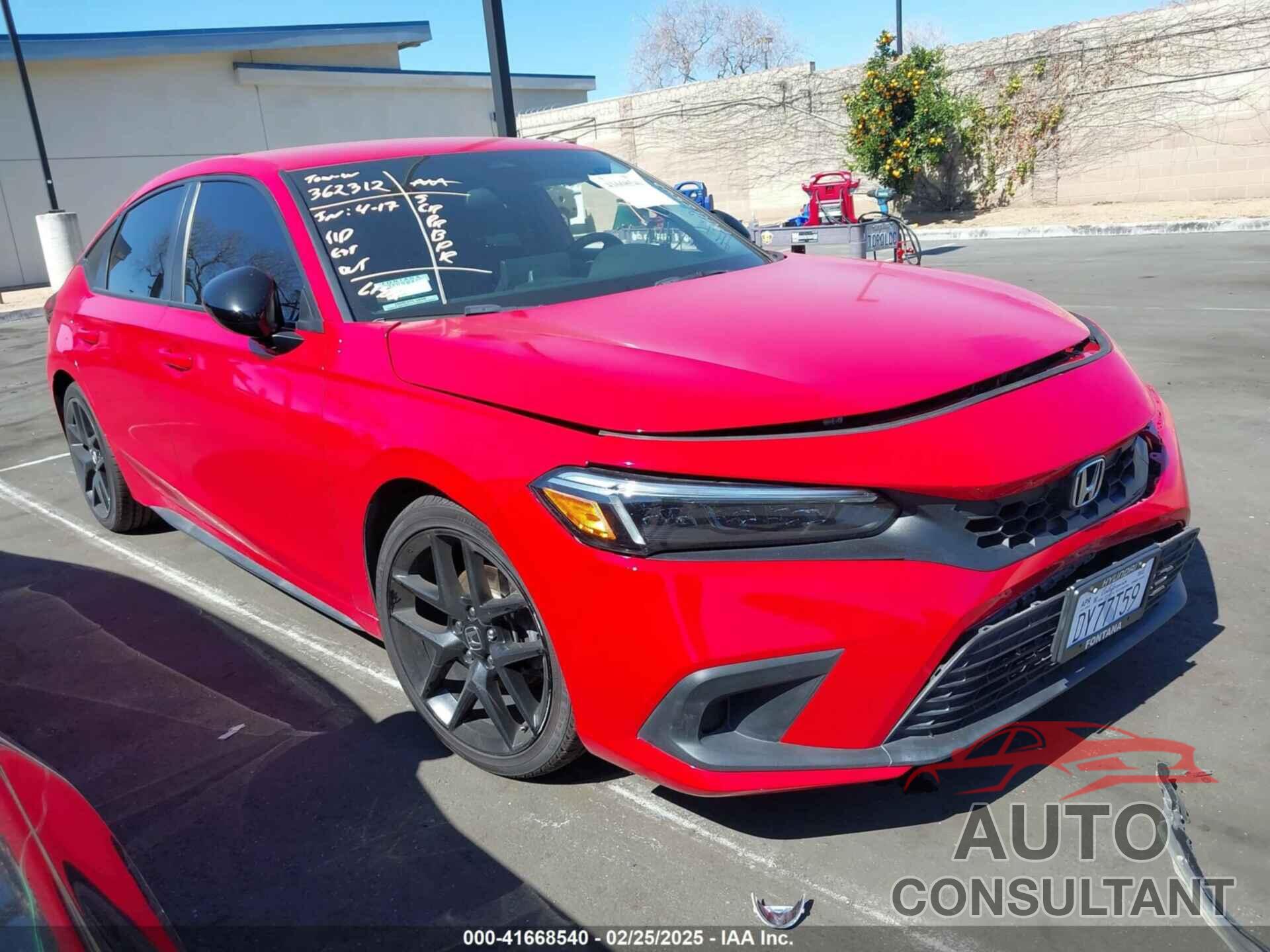 HONDA CIVIC 2022 - 19XFL2H83NE003691