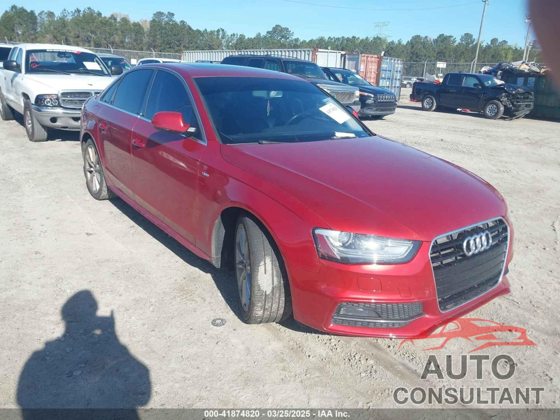 AUDI A4 2014 - WAUEFAFL4EA075066