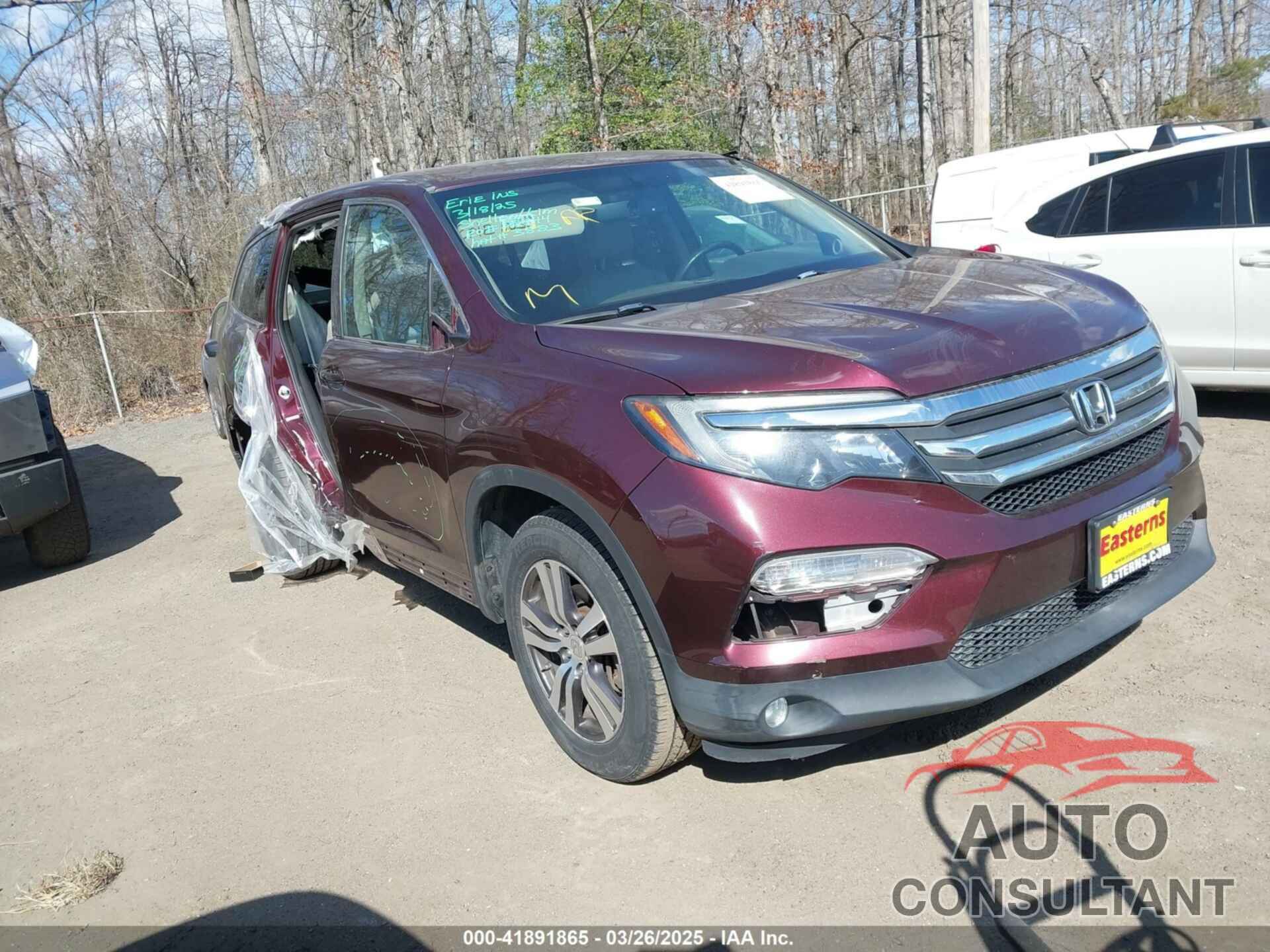HONDA PILOT 2016 - 5FNYF6H50GB061428