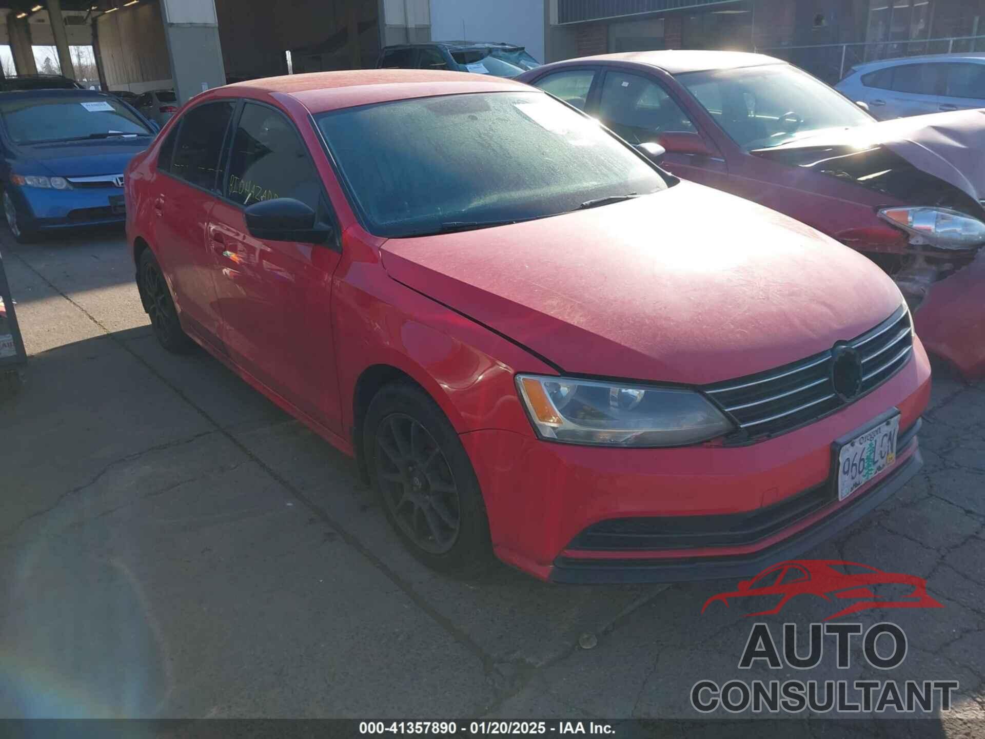 VOLKSWAGEN JETTA 2015 - 3VW1K7AJ1FM322728
