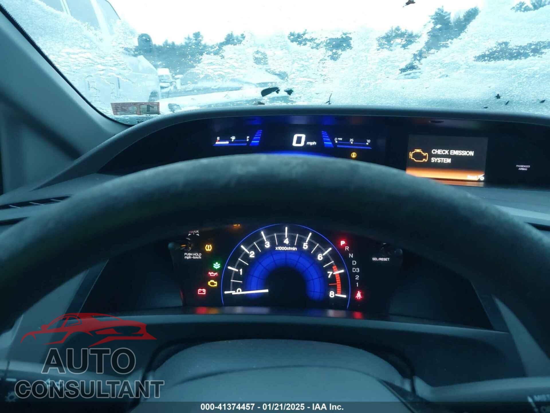 HONDA CIVIC SDN 2012 - 2HGFB2F51CH516596