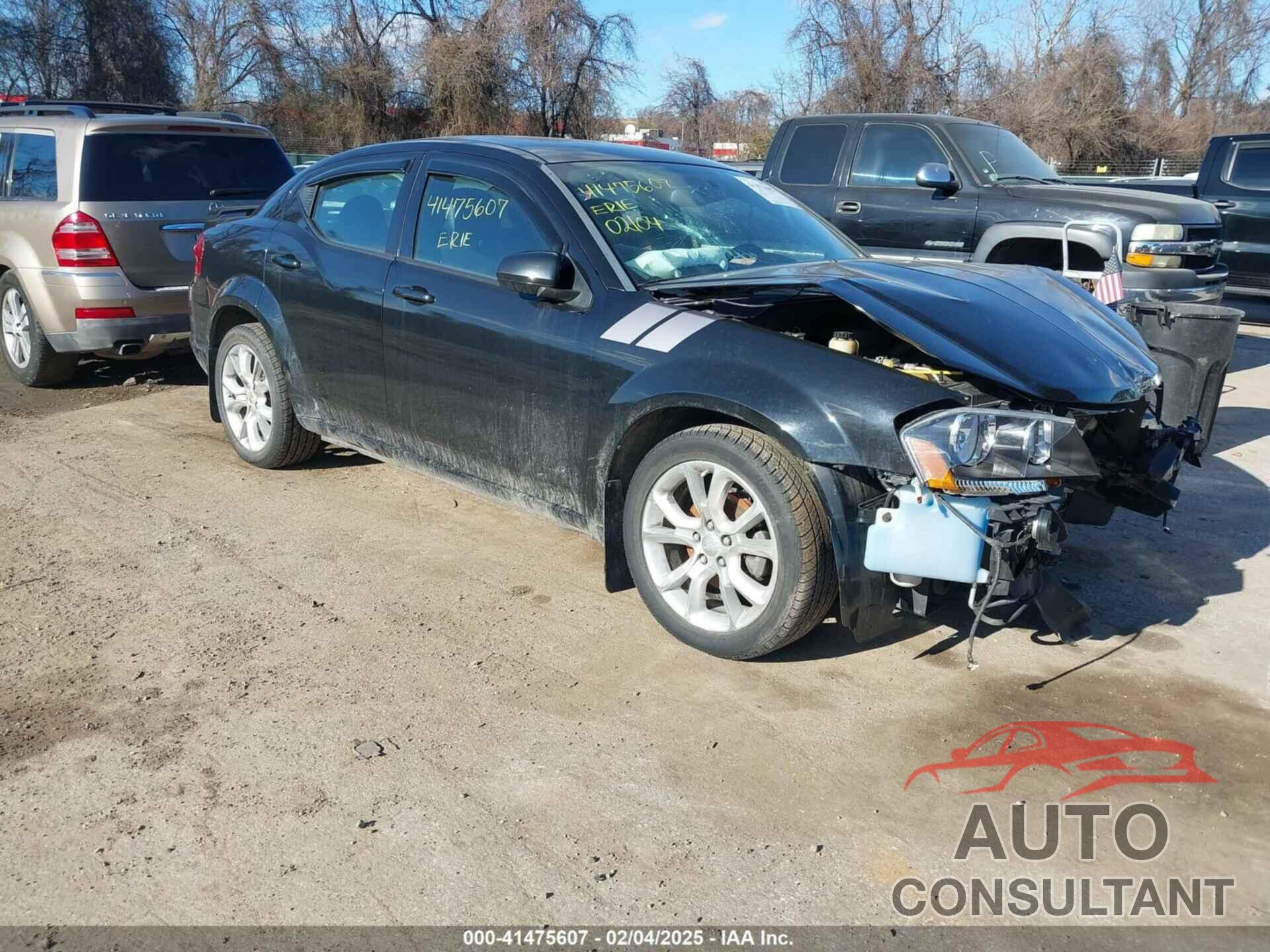 DODGE AVENGER 2013 - 1C3CDZBG7DN604481