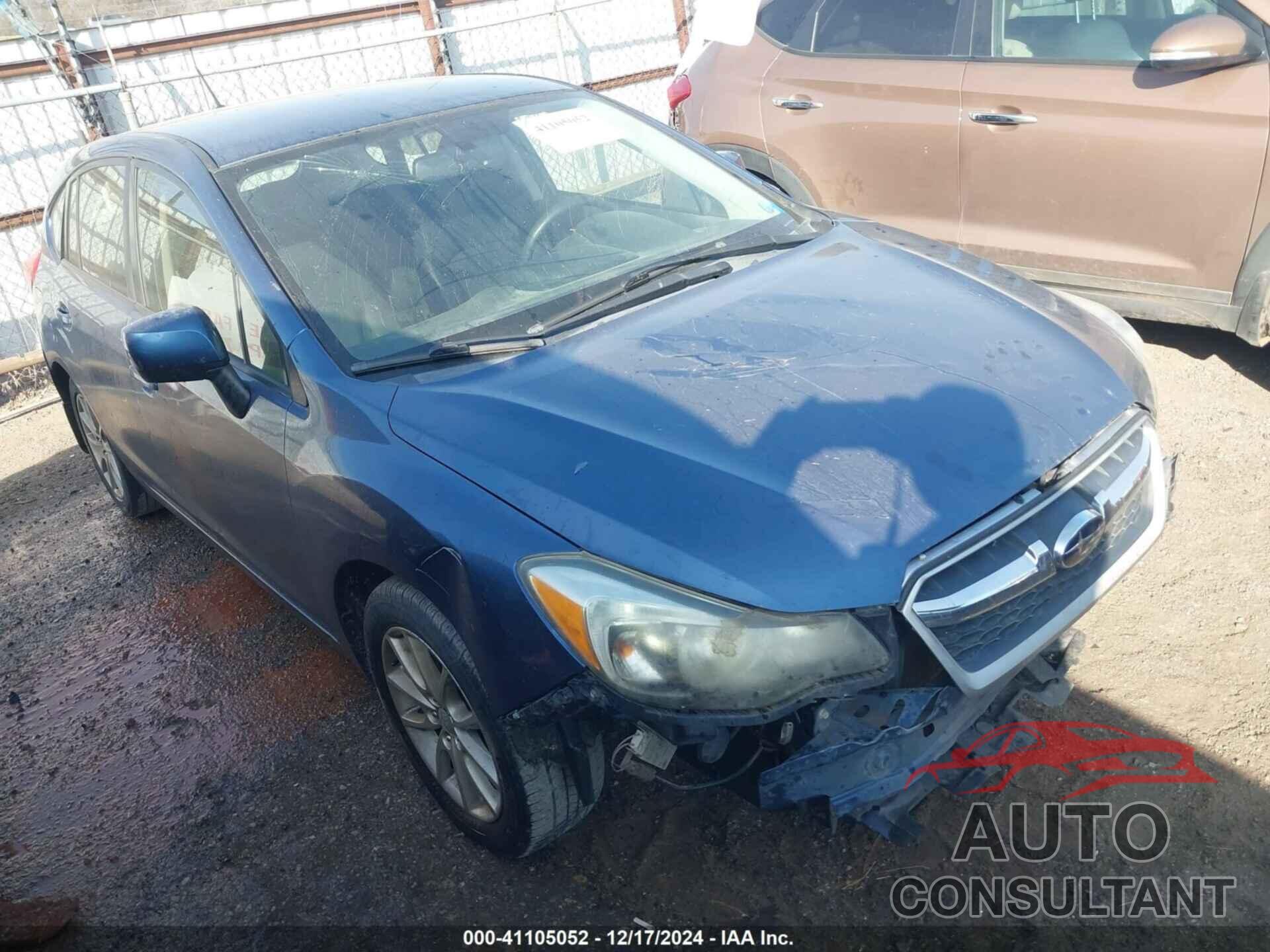 SUBARU IMPREZA 2013 - JF1GPAB62DH209142