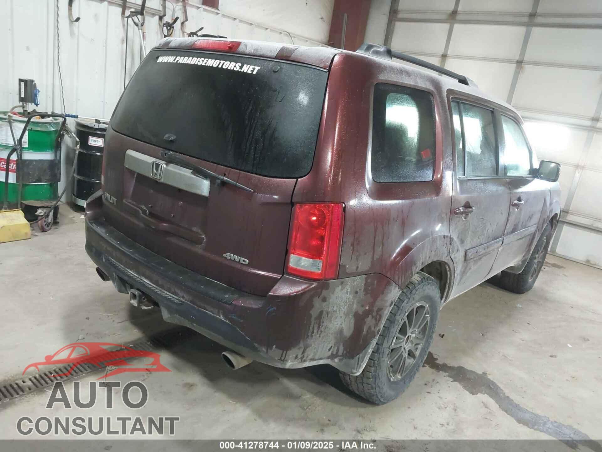 HONDA PILOT 2012 - 5FNYF4H43CB503009