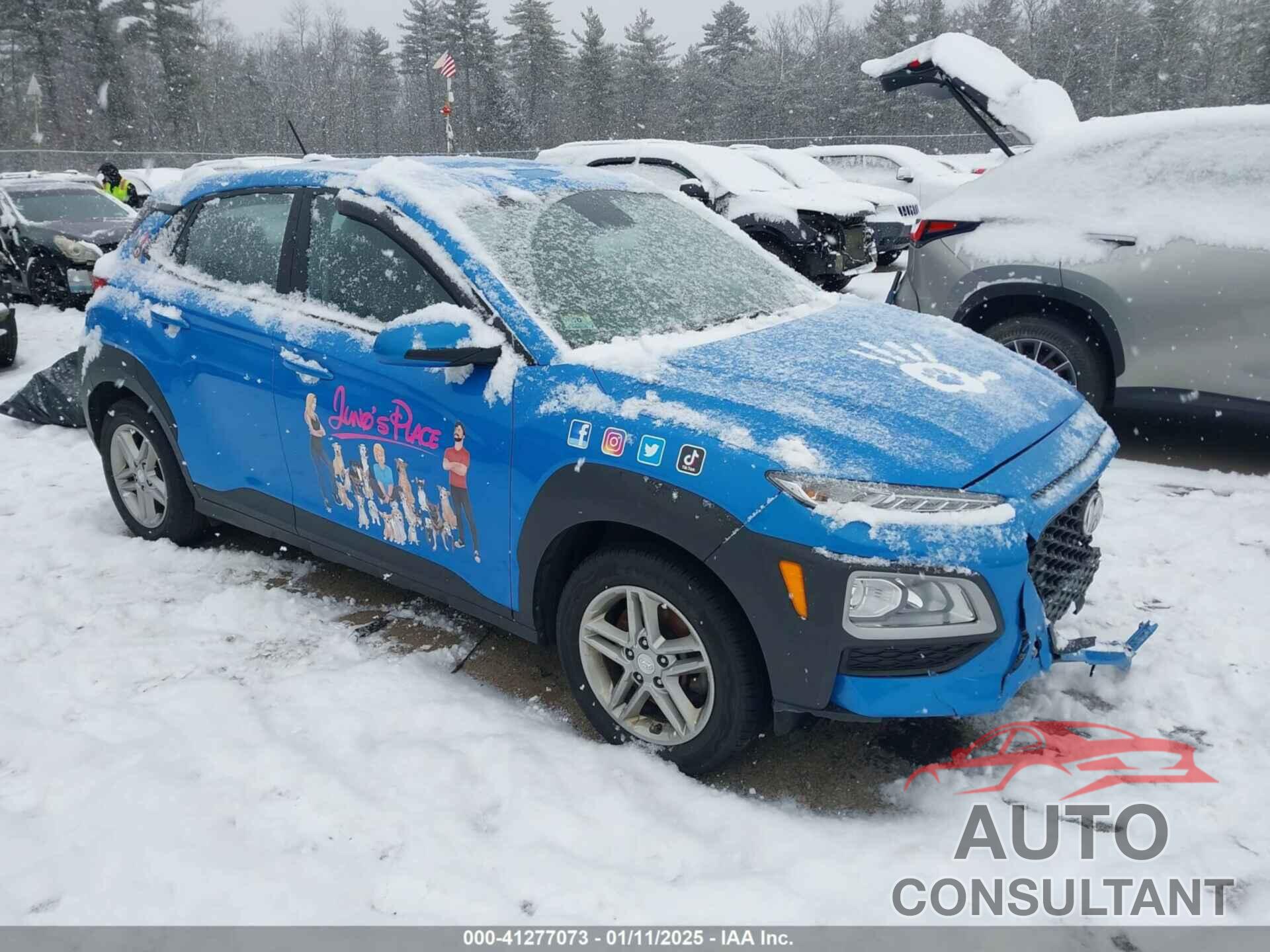 HYUNDAI KONA 2020 - KM8K1CAA1LU453616