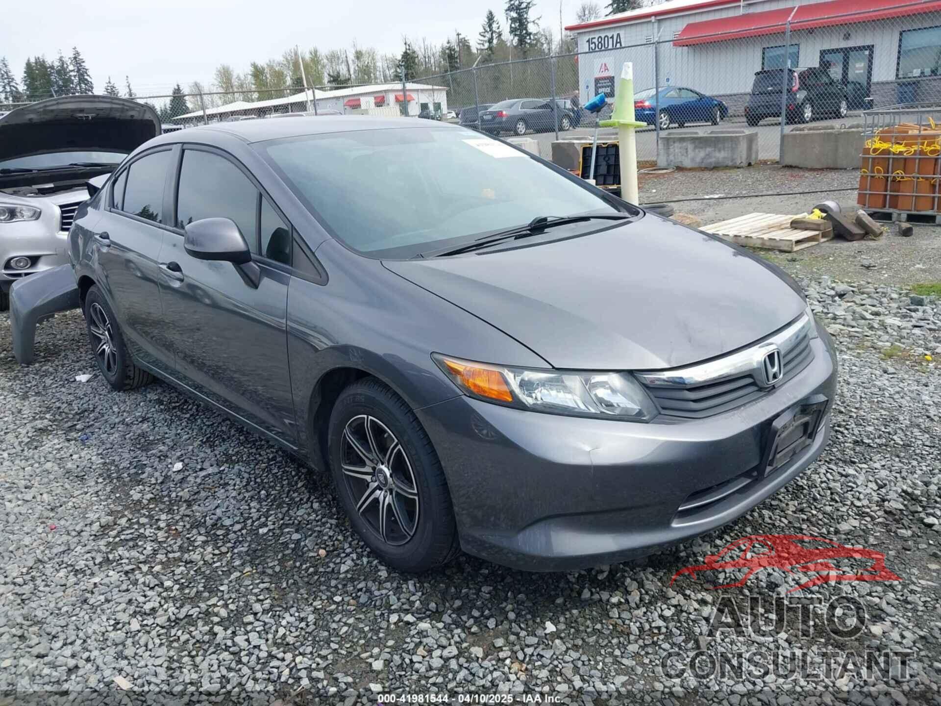 HONDA CIVIC 2012 - 19XFB2F54CE301238