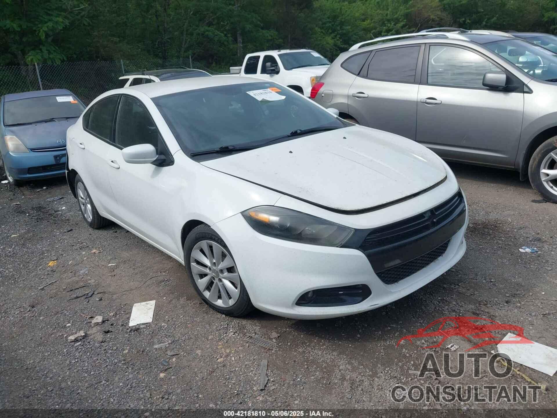DODGE DART 2015 - 1C3CDFBB6FD165351
