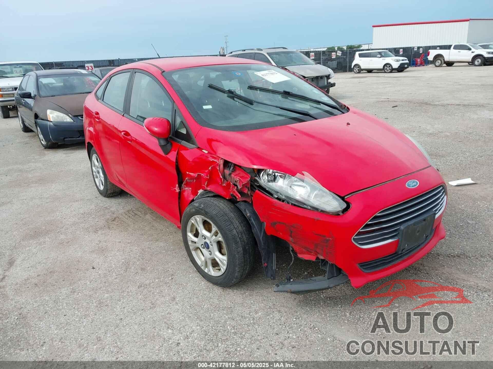 FORD FIESTA 2015 - 3FADP4BJ9FM129246