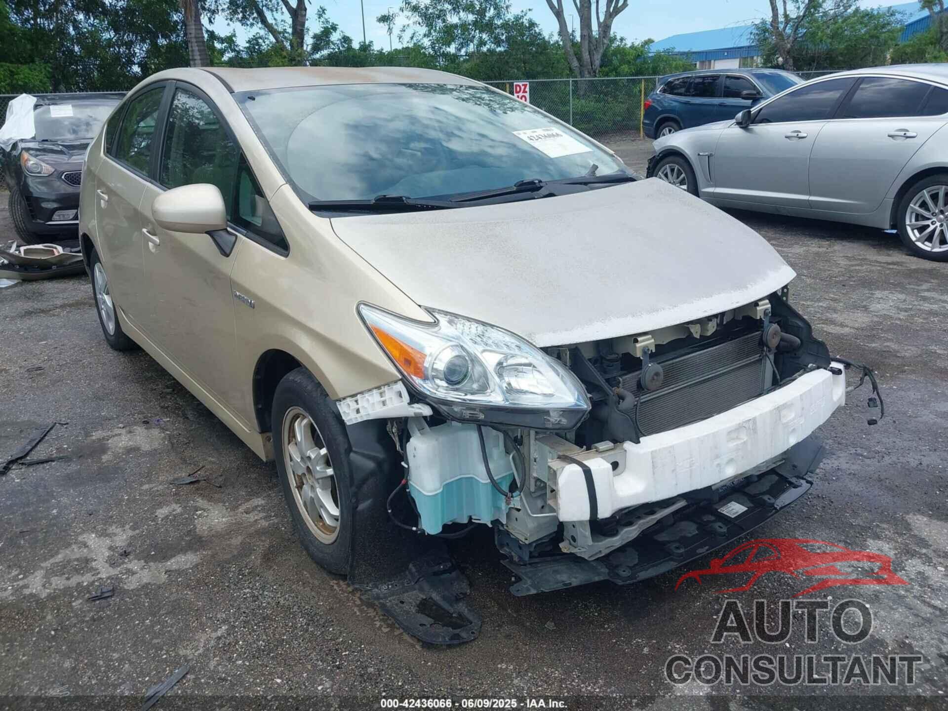 TOYOTA PRIUS 2011 - JTDKN3DU5B1362900
