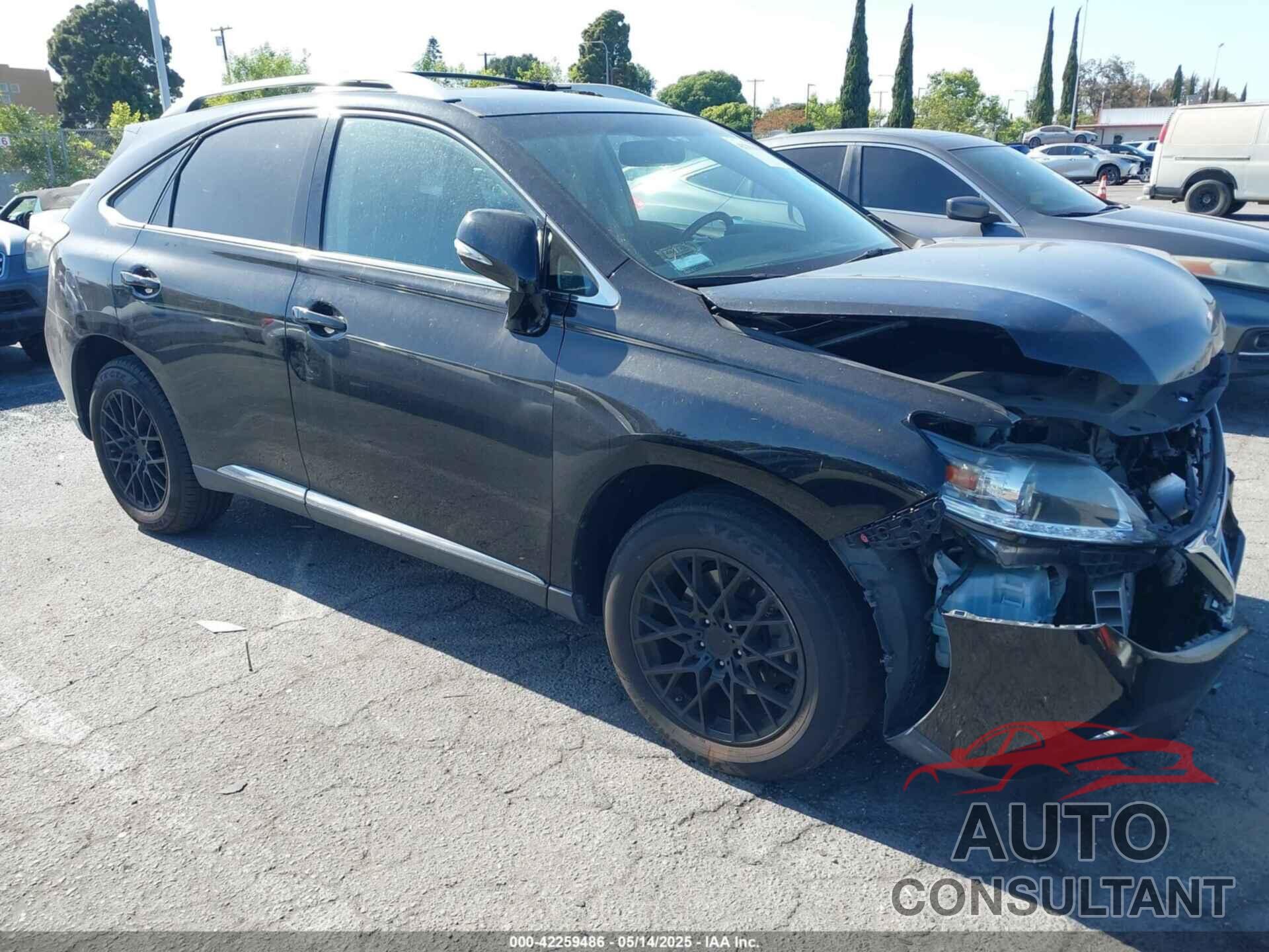 LEXUS RX 350 2013 - JTJZK1BA6D2416493