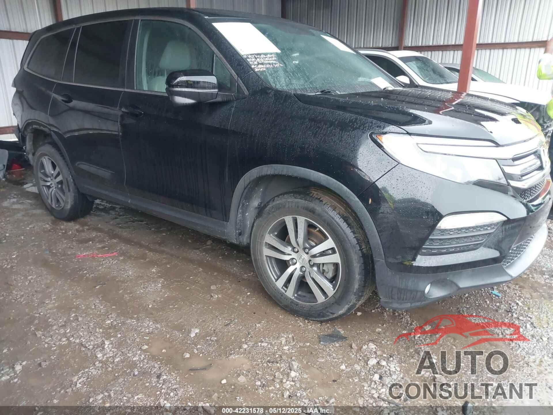 HONDA PILOT 2017 - 5FNYF6H39HB103045