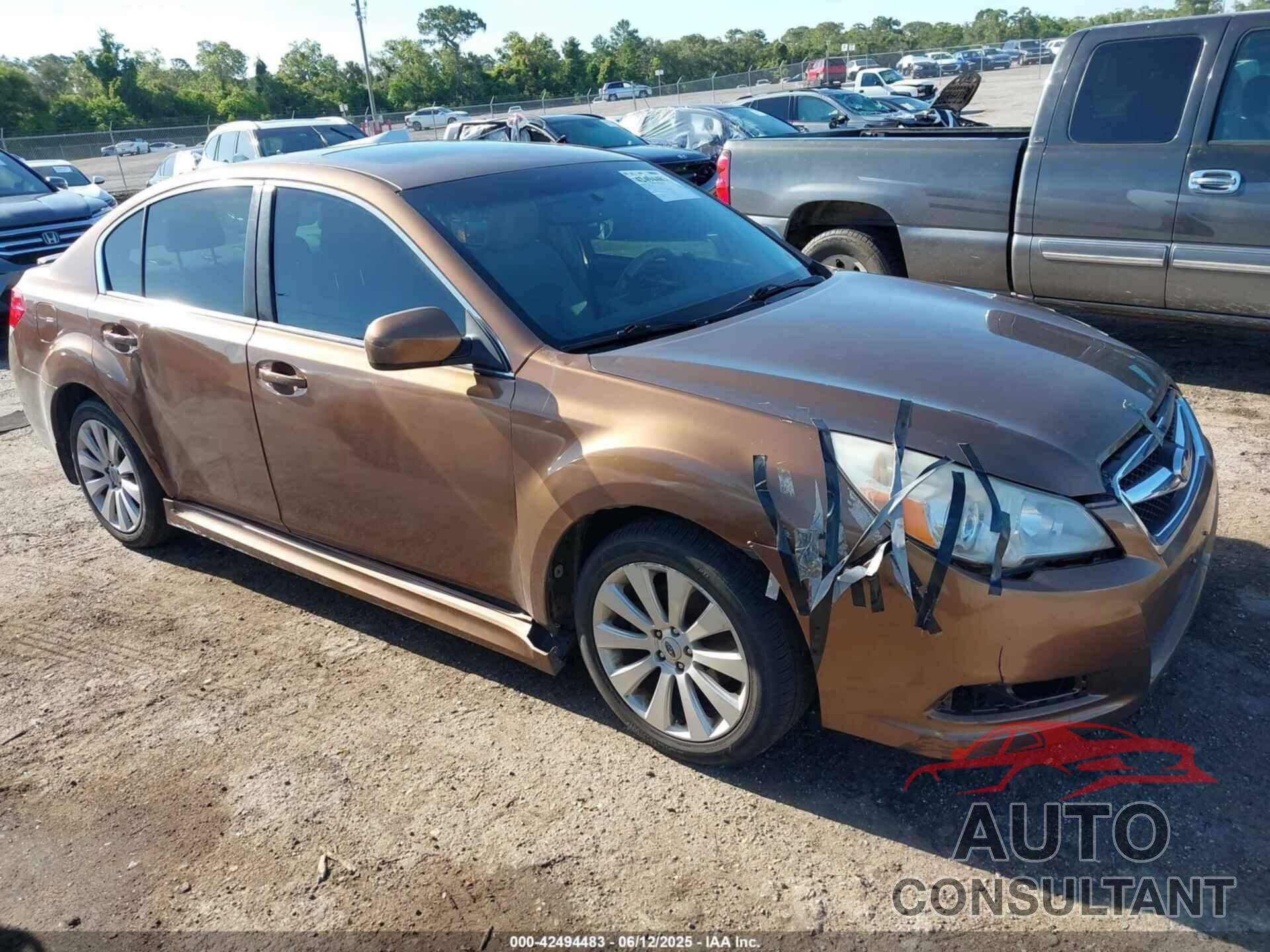 SUBARU LEGACY 2011 - 4S3BMCL61B3264425