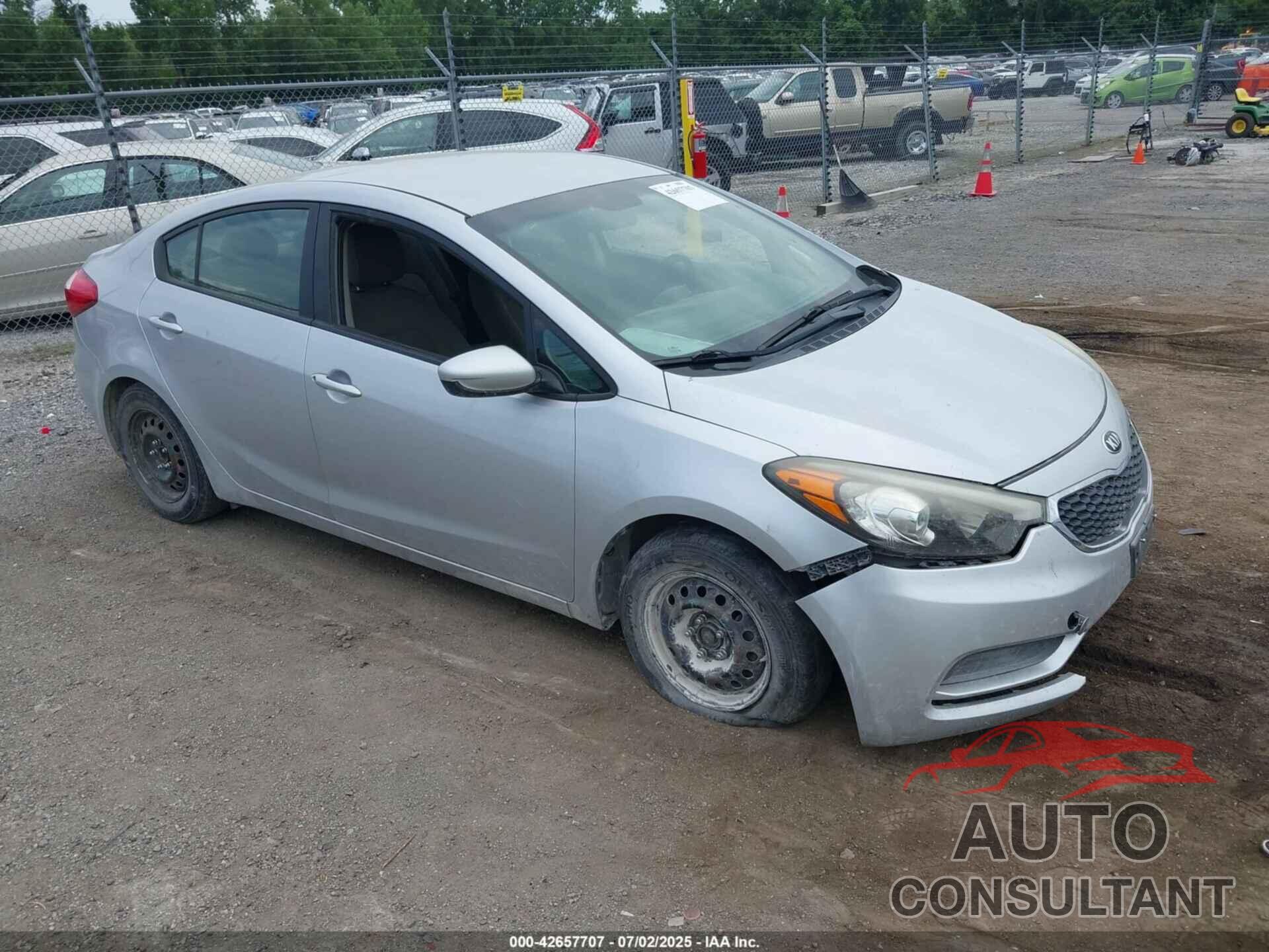 KIA FORTE 2015 - KNAFK4A69F5343610