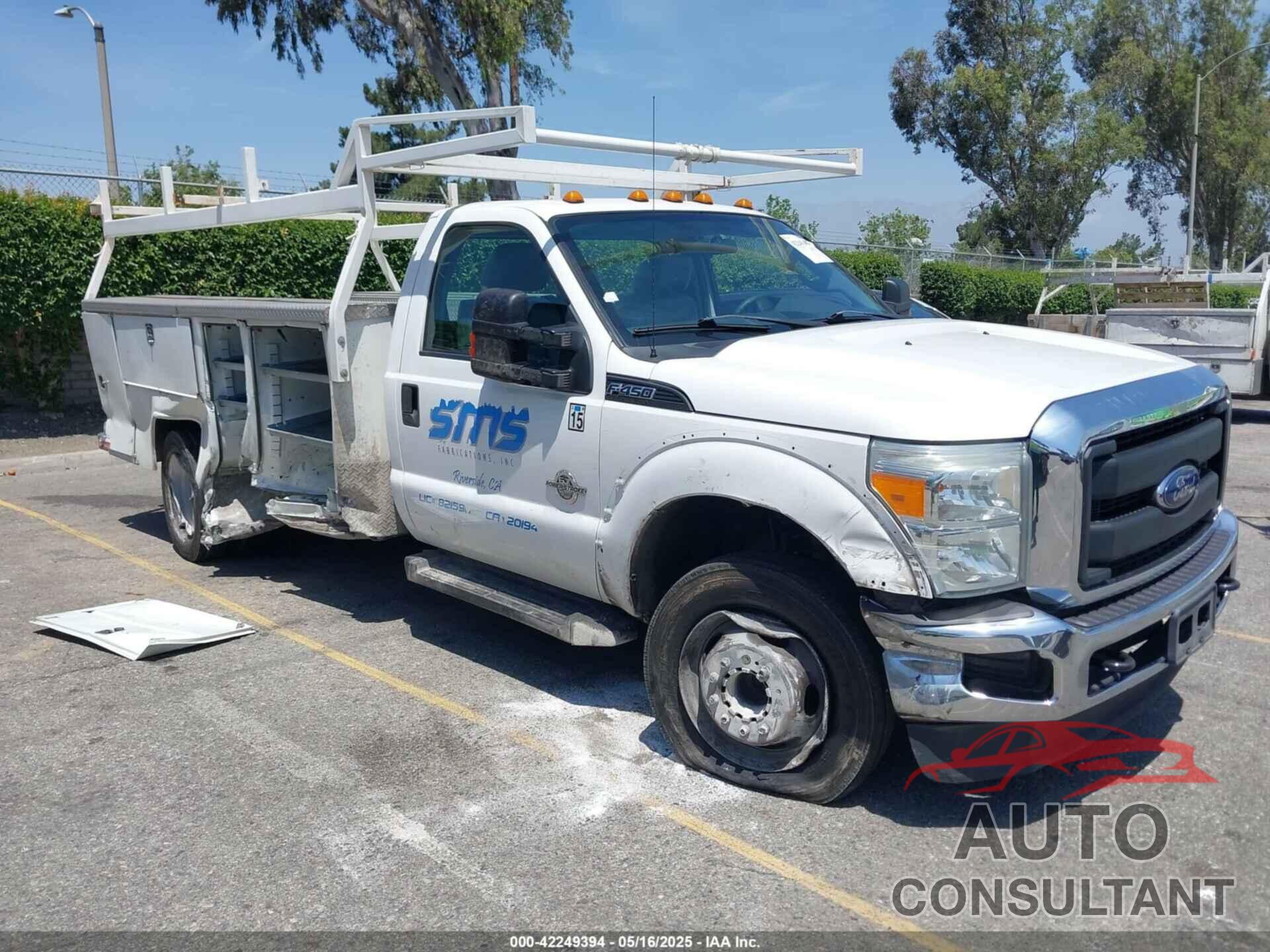 FORD F-450 CHASSIS 2016 - 1FDUF4GT4GED16145