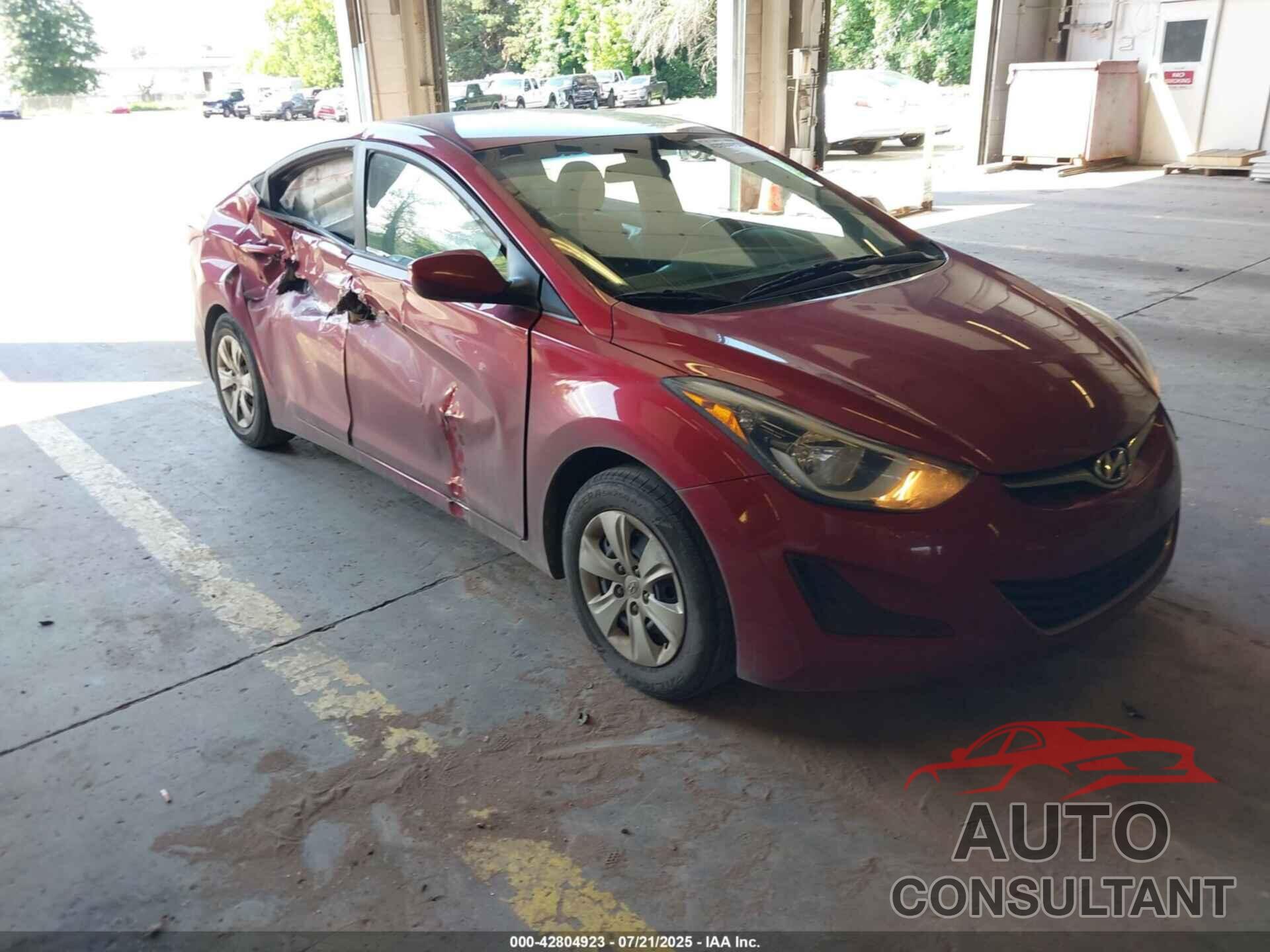 HYUNDAI ELANTRA 2016 - 5NPDH4AE1GH757062