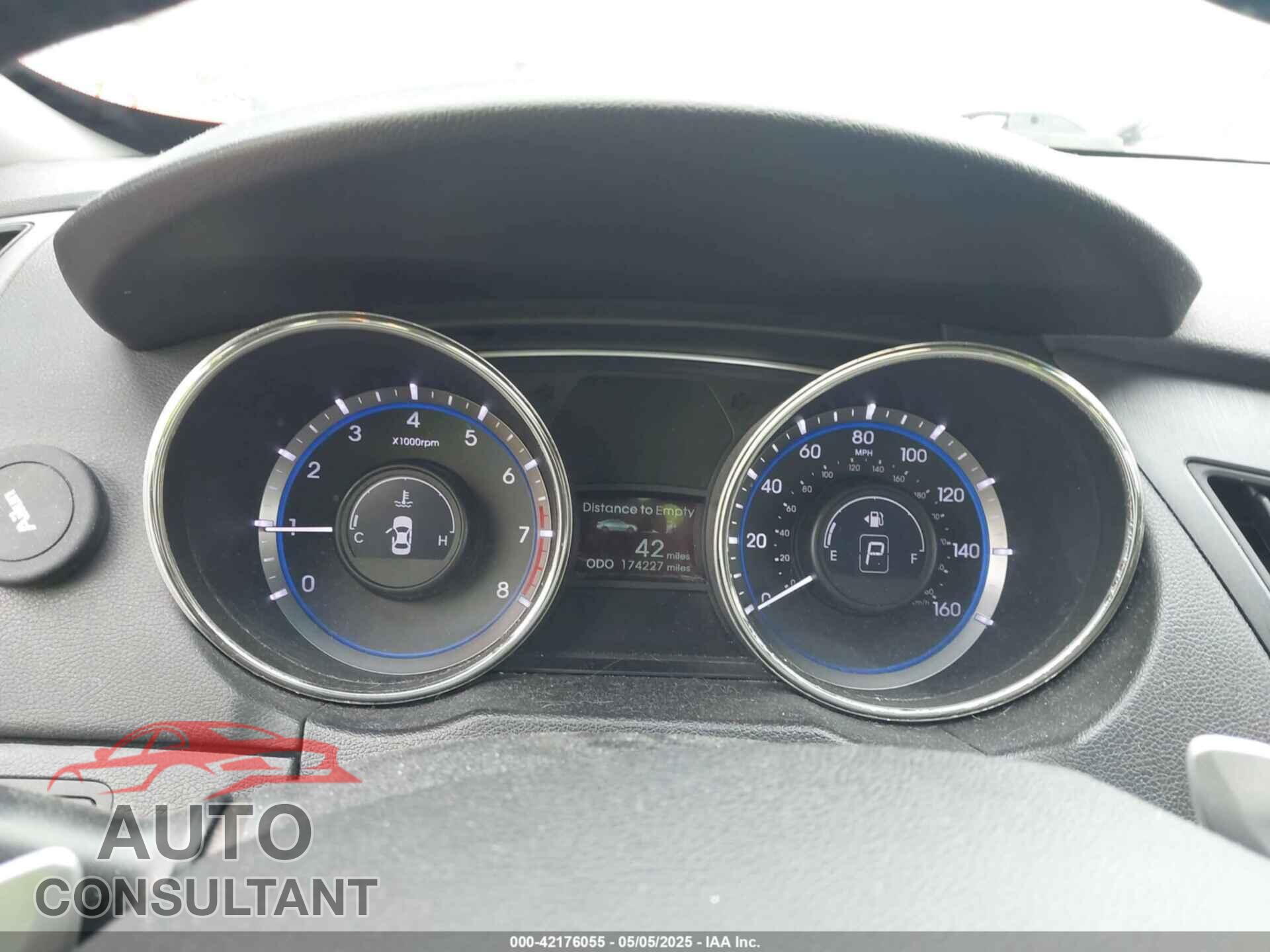 HYUNDAI SONATA 2012 - 5NPEC4AC0CH499659