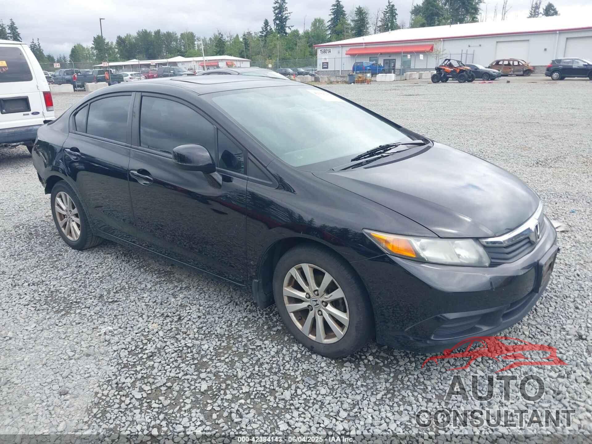 HONDA CIVIC 2012 - 19XFB2F89CE391173