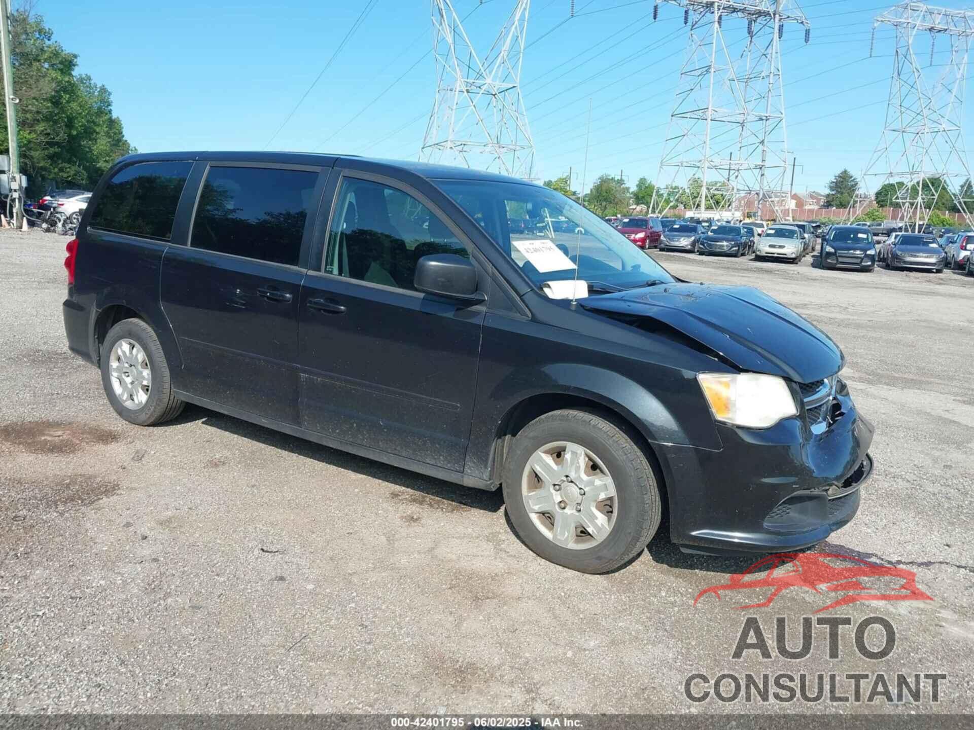 DODGE GRAND CARAVAN 2012 - 2C4RDGBG4CR131246