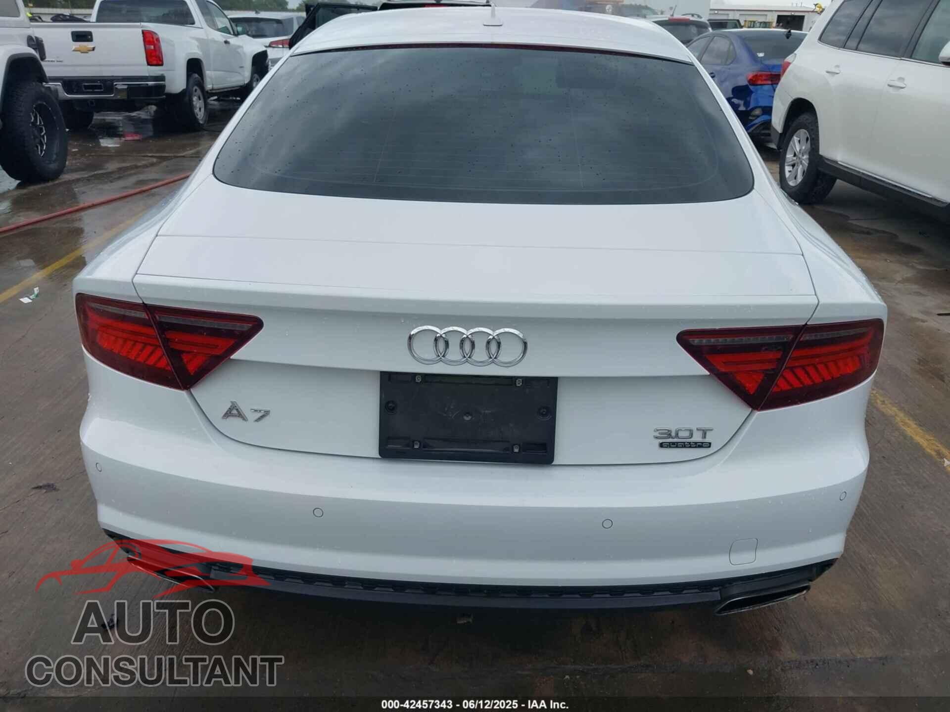 AUDI A7 2016 - WAU2GAFCXGN166323