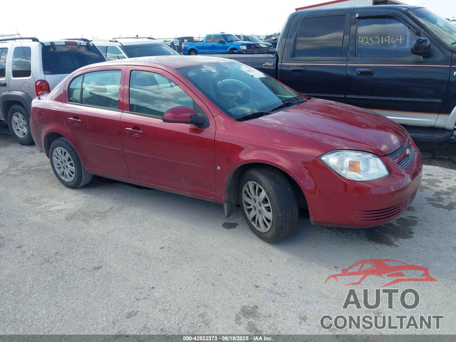 CHEVROLET COBALT 2009 - 1G1AT58H897198052