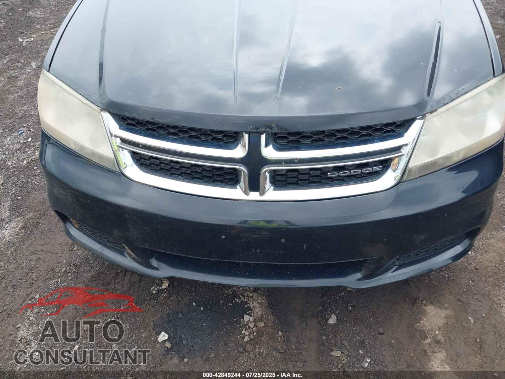 DODGE AVENGER 2012 - 1C3CDZCB8CN156026