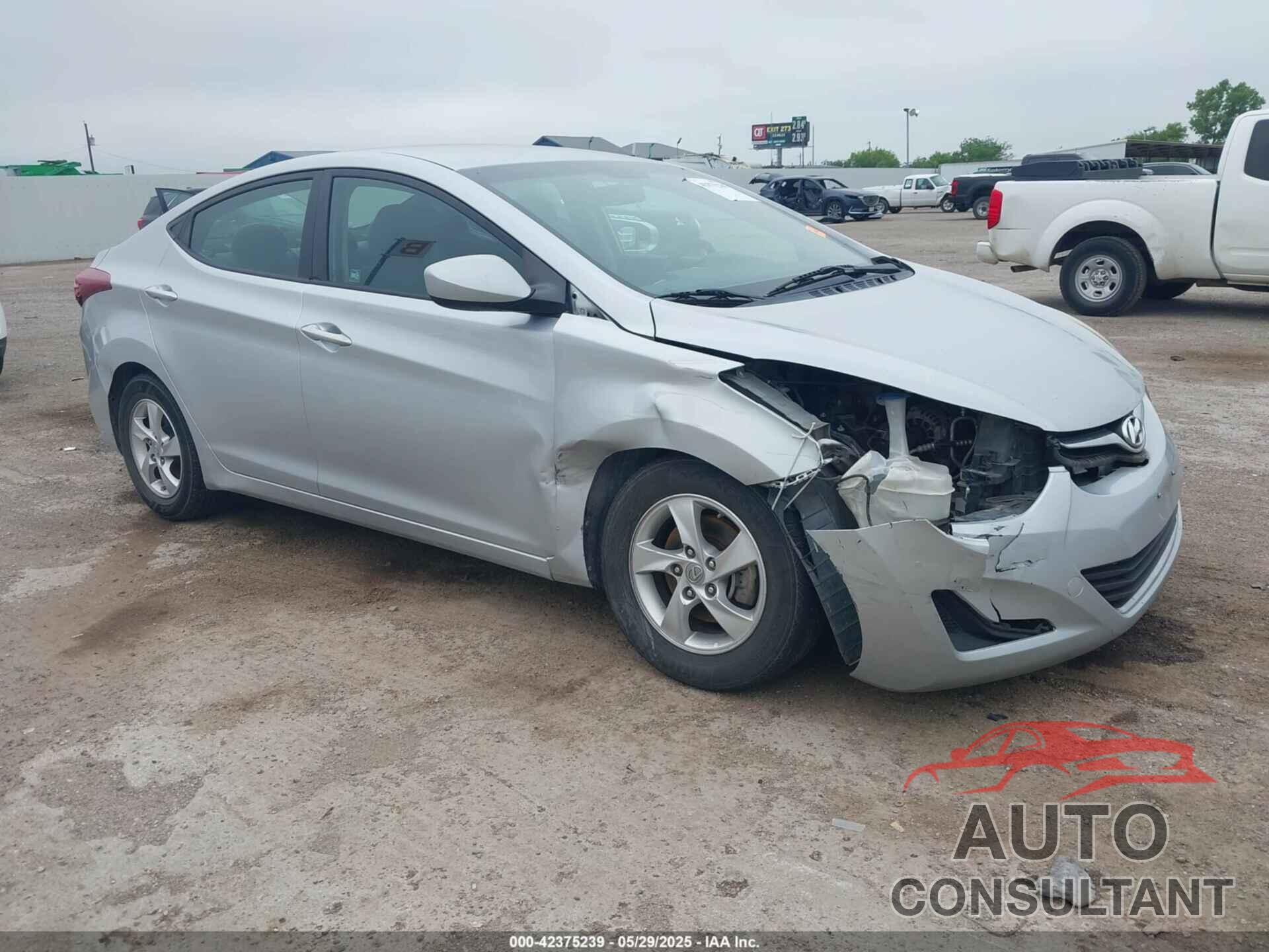 HYUNDAI ELANTRA 2014 - 5NPDH4AE6EH508138