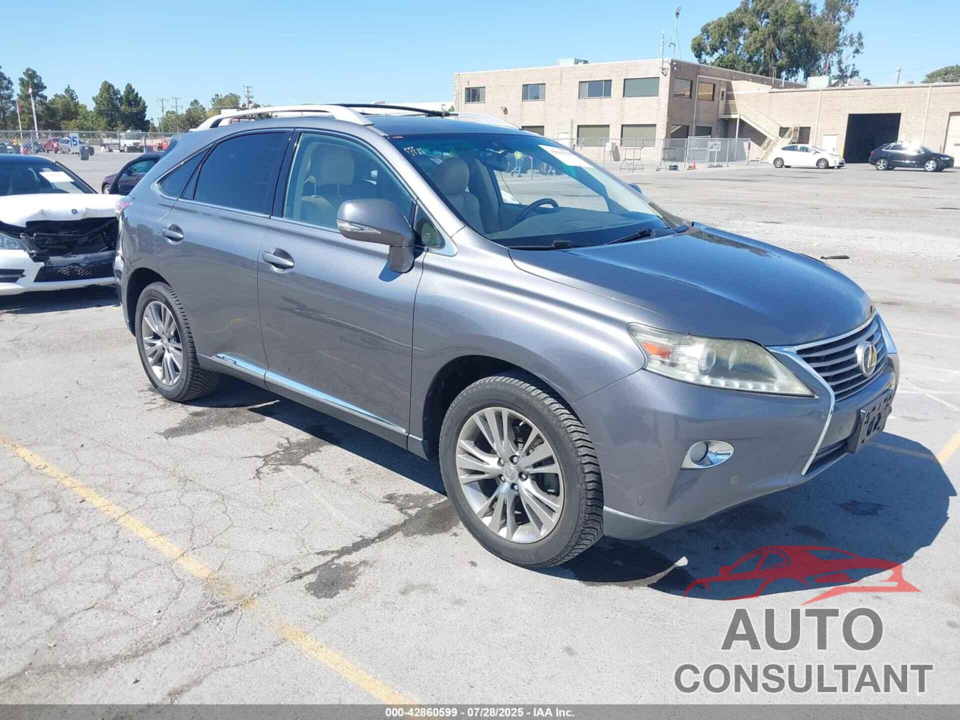 LEXUS RX 450H 2013 - JTJBC1BA0D2438407