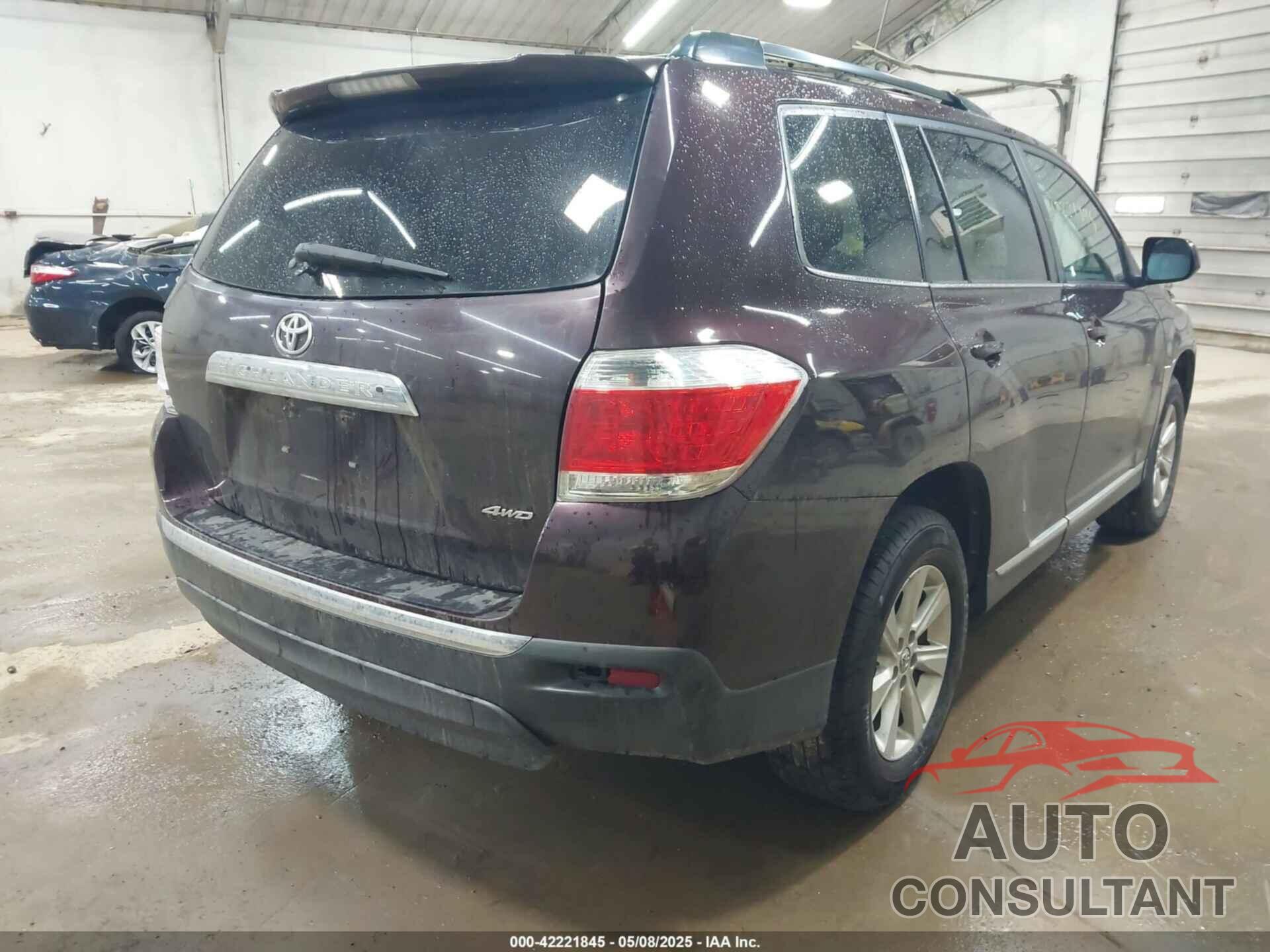 TOYOTA HIGHLANDER 2011 - 5TDBK3EH7BS082991