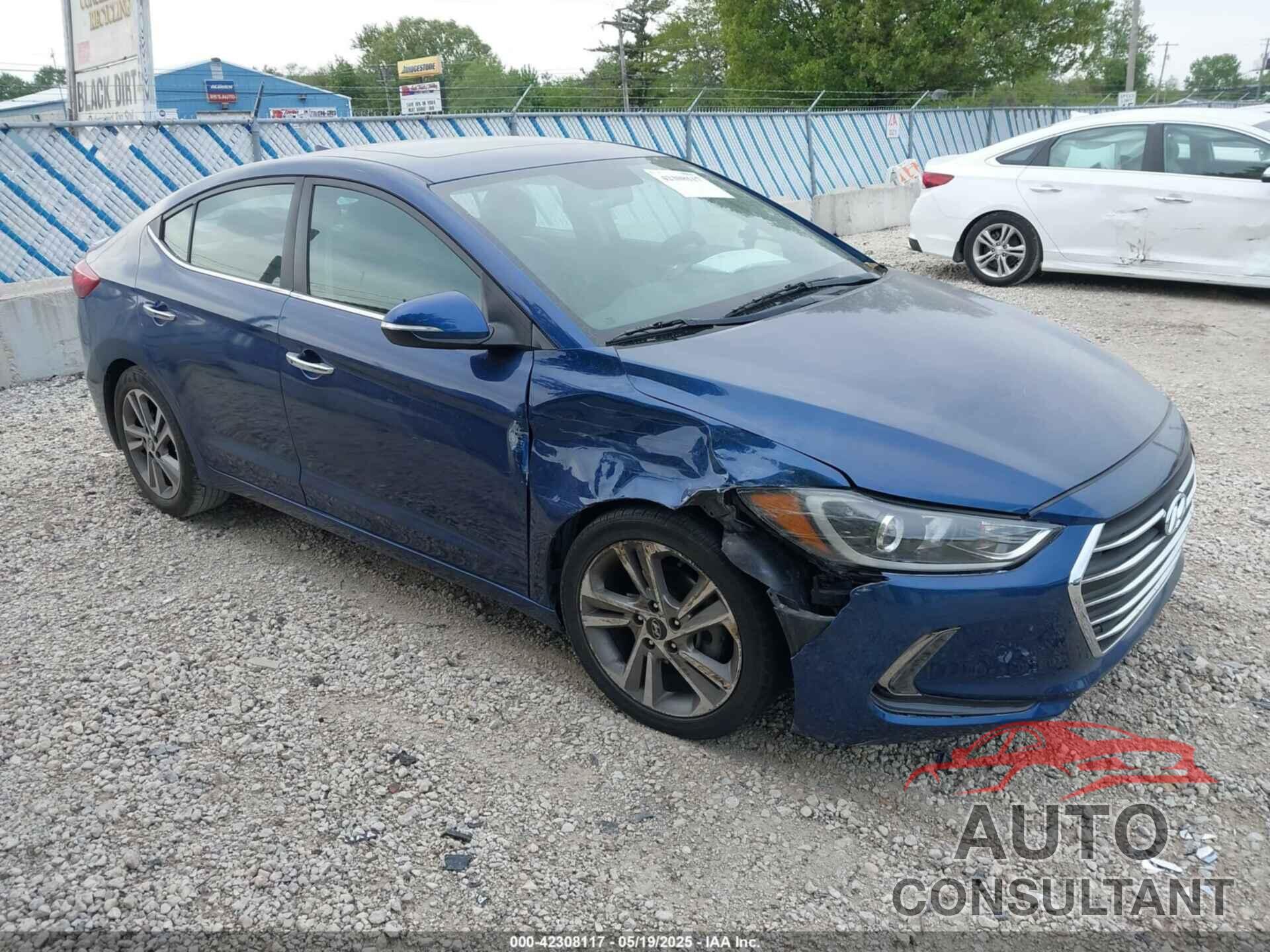 HYUNDAI ELANTRA 2017 - 5NPD84LFXHH099278