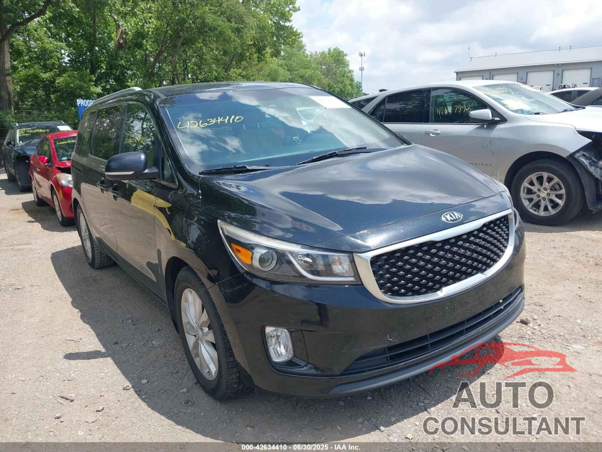 KIA SEDONA 2015 - KNDMC5C11F6049272