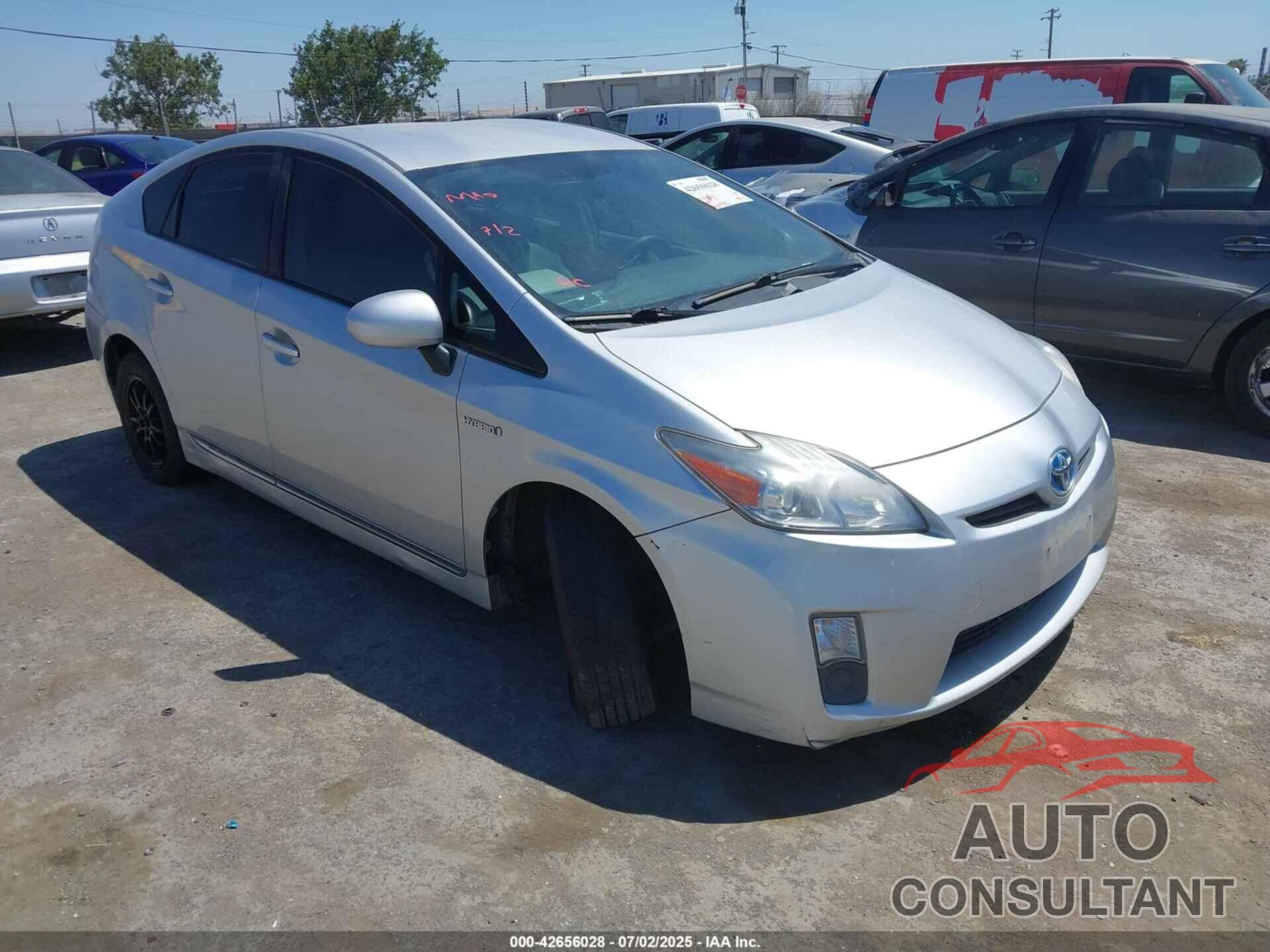 TOYOTA PRIUS 2011 - JTDKN3DU8B5297999