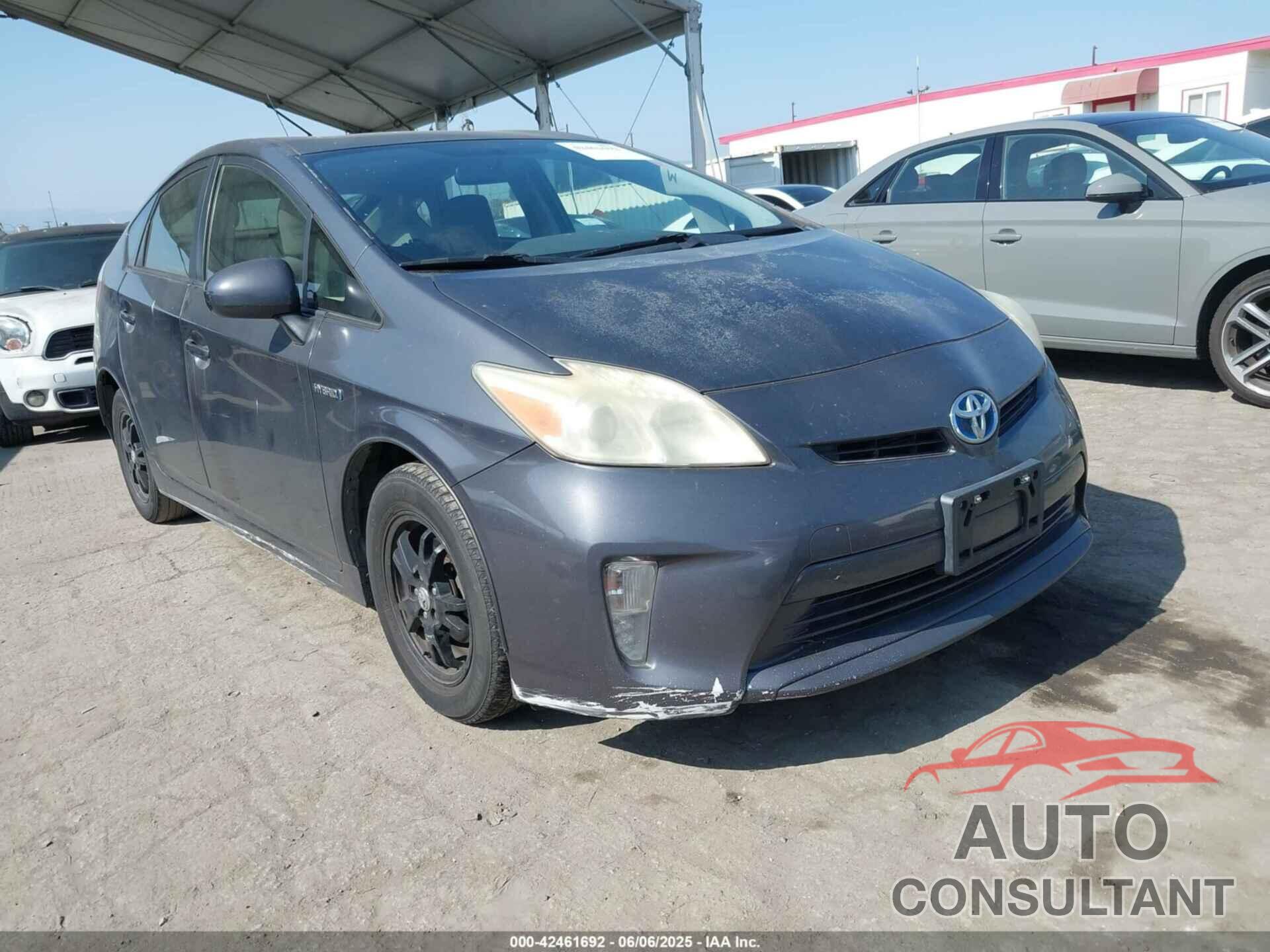 TOYOTA PRIUS 2012 - JTDKN3DU7C1489343