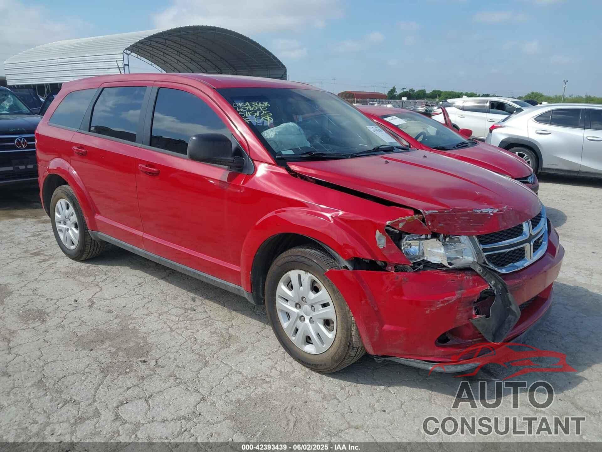 DODGE JOURNEY 2015 - 3C4PDCAB5FT608595