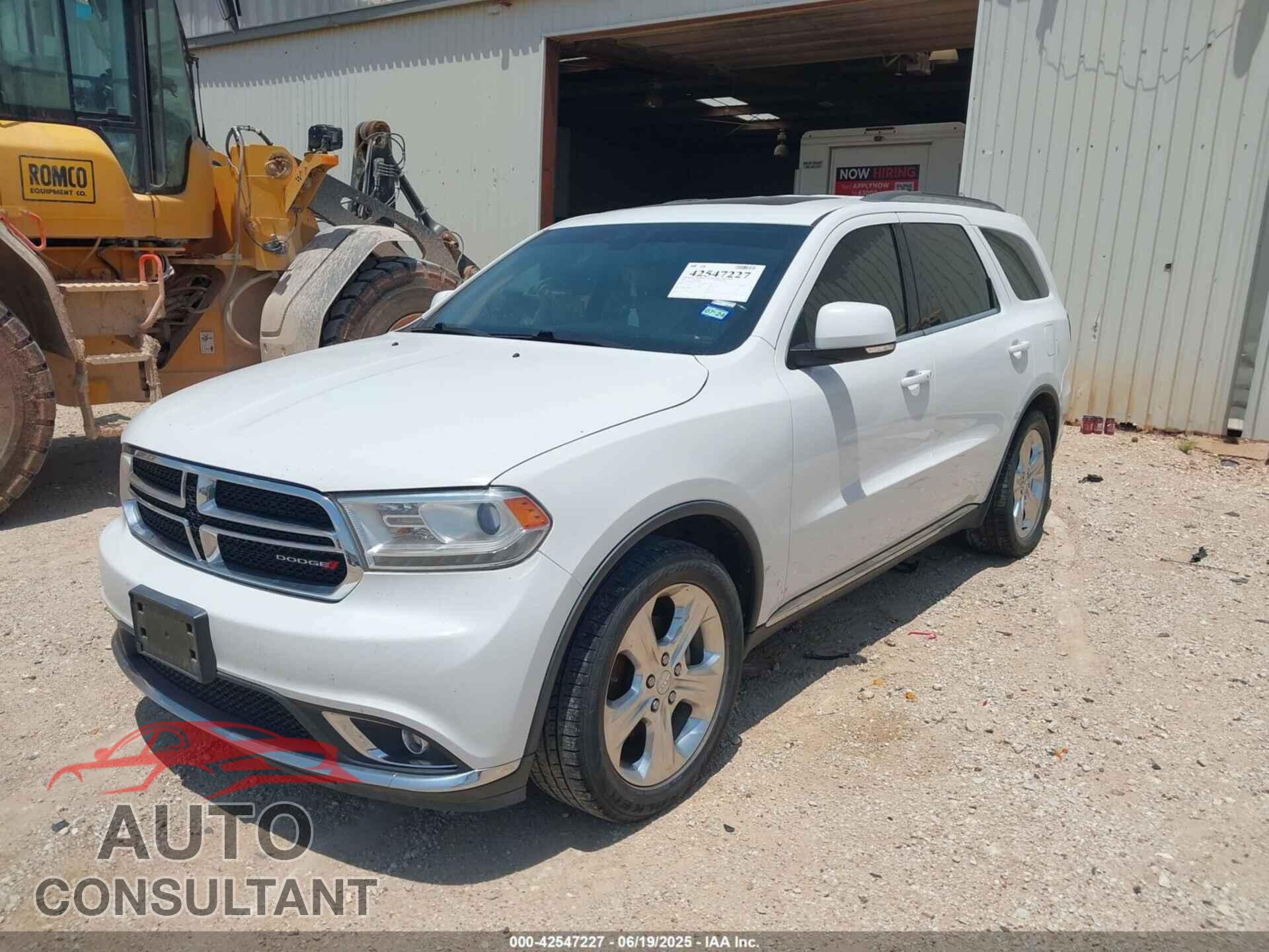DODGE DURANGO 2015 - 1C4RDHDG3FC742983