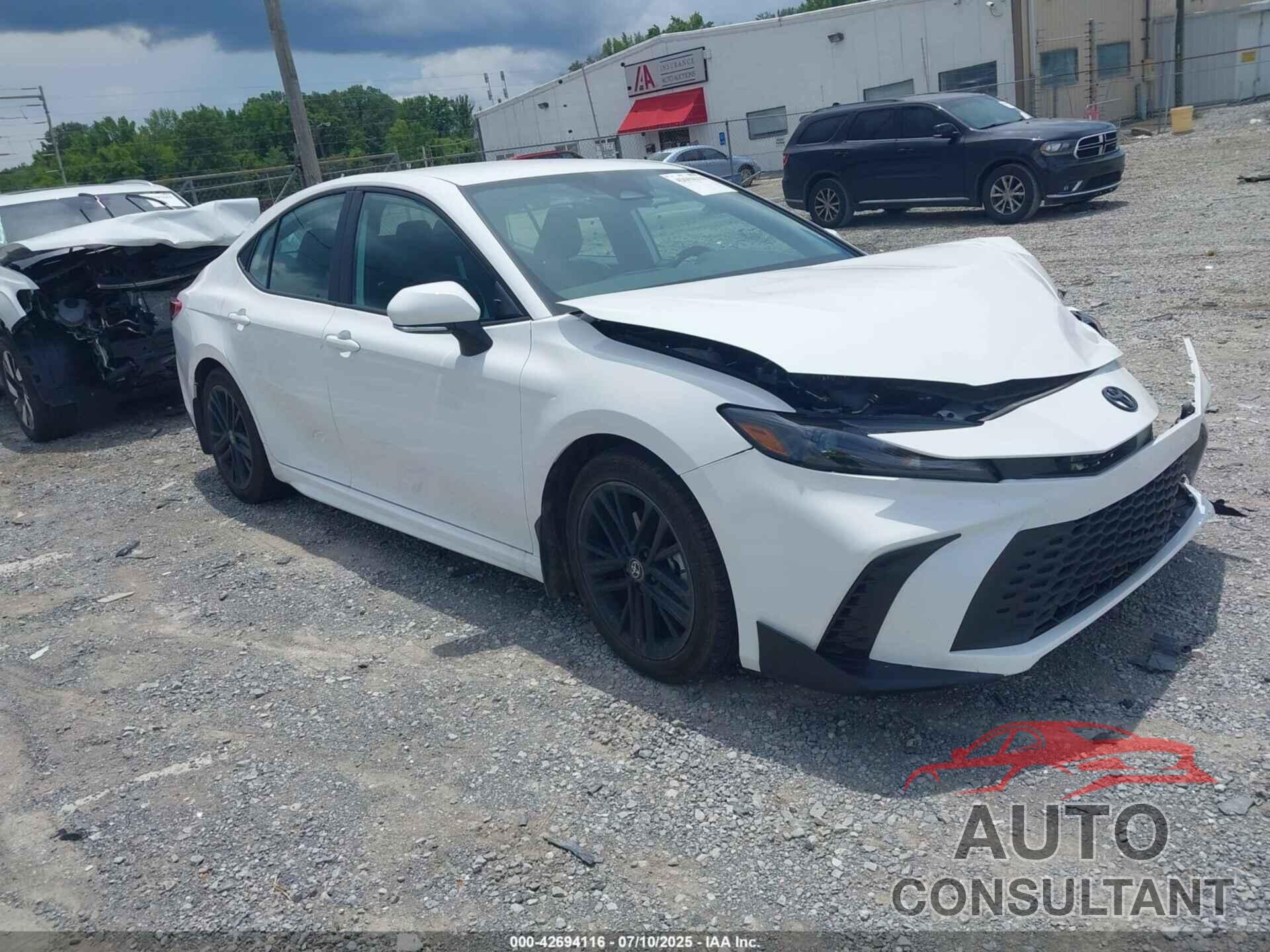 TOYOTA CAMRY 2025 - 4T1DAACK7SU549865