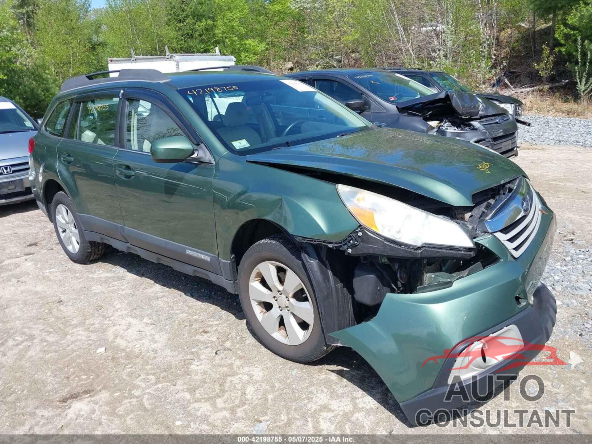 SUBARU OUTBACK 2012 - 4S4BRBAC6C3258265
