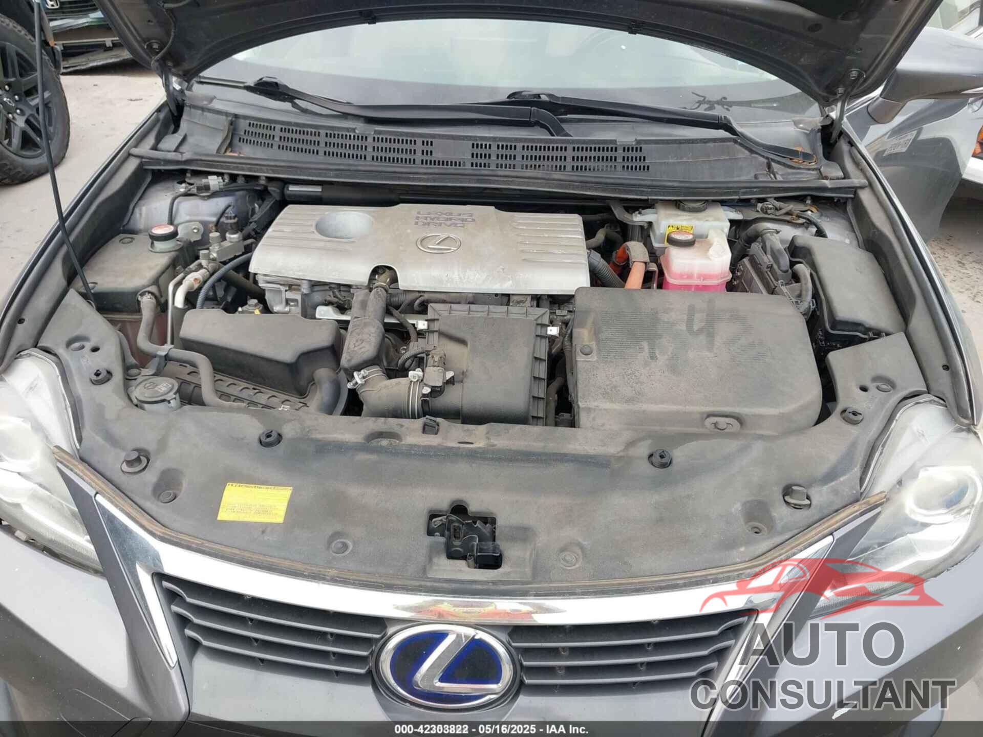 LEXUS CT 200H 2015 - JTHKD5BH2F2216165