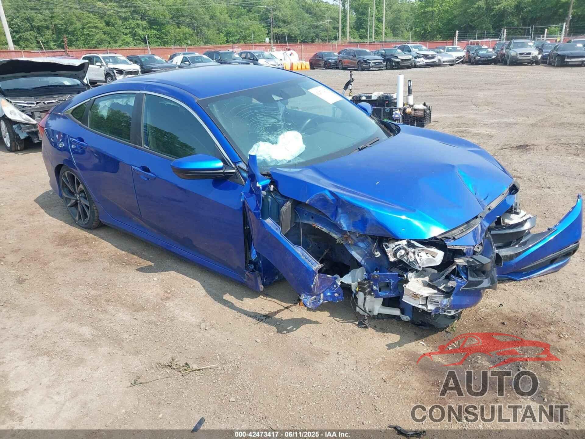 HONDA CIVIC 2019 - 2HGFC2F86KH575536