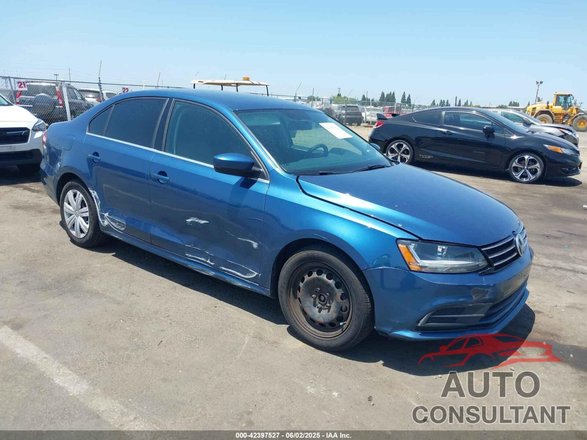 VOLKSWAGEN JETTA 2017 - 3VW2B7AJ2HM255869