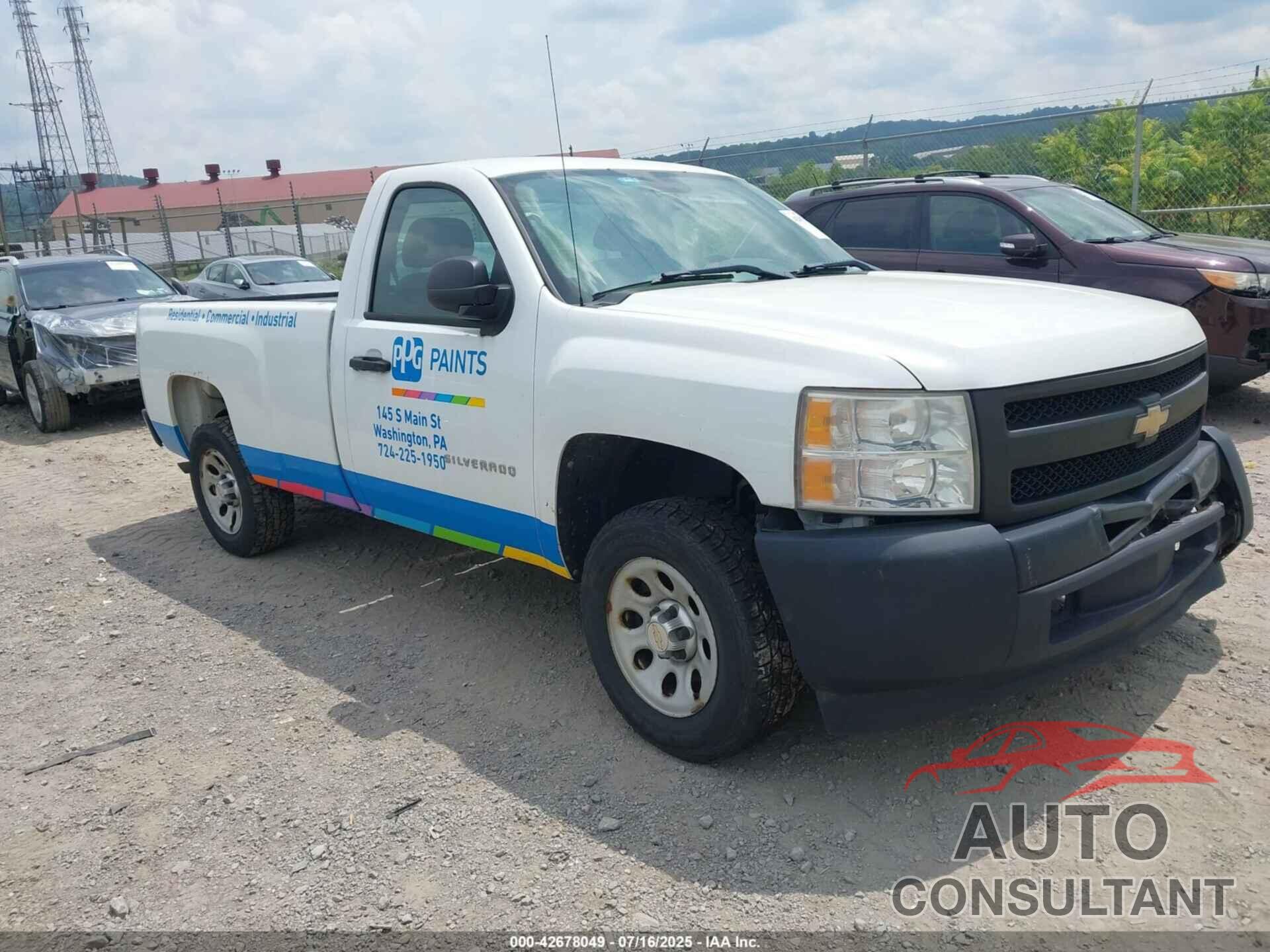 CHEVROLET SILVERADO 1500 2011 - 1GCNCPEX6BZ464792
