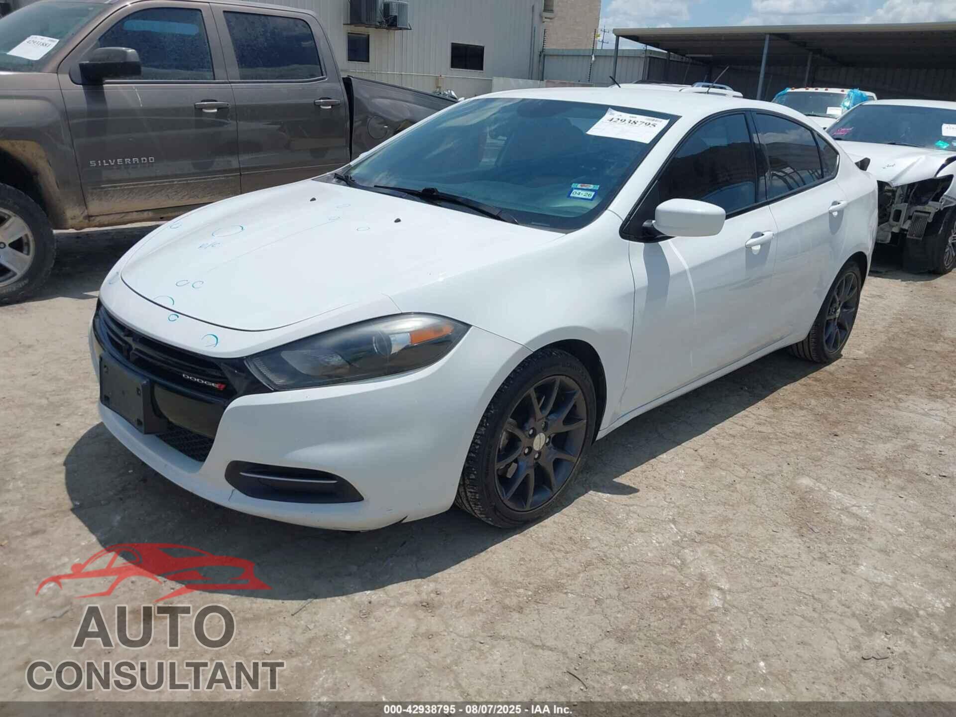DODGE DART 2015 - 1C3CDFAA0FD433772
