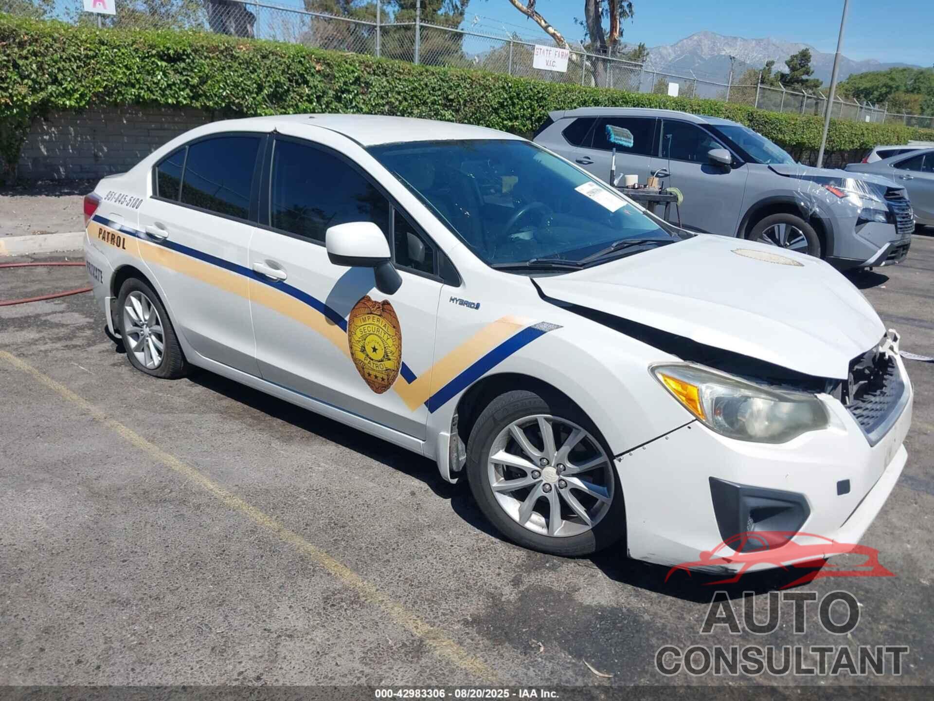 SUBARU IMPREZA 2012 - JF1GJAC64CH024489