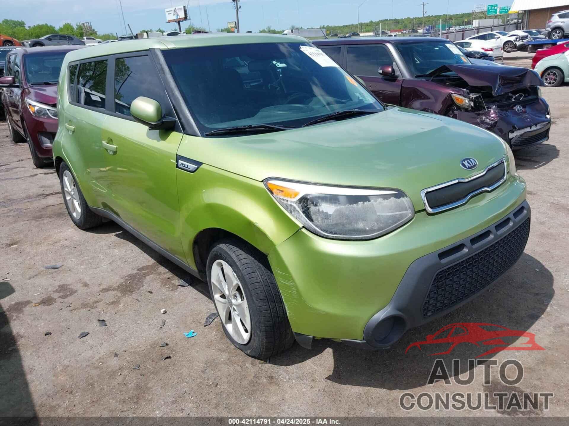 KIA SOUL 2015 - KNDJN2A25F7777226