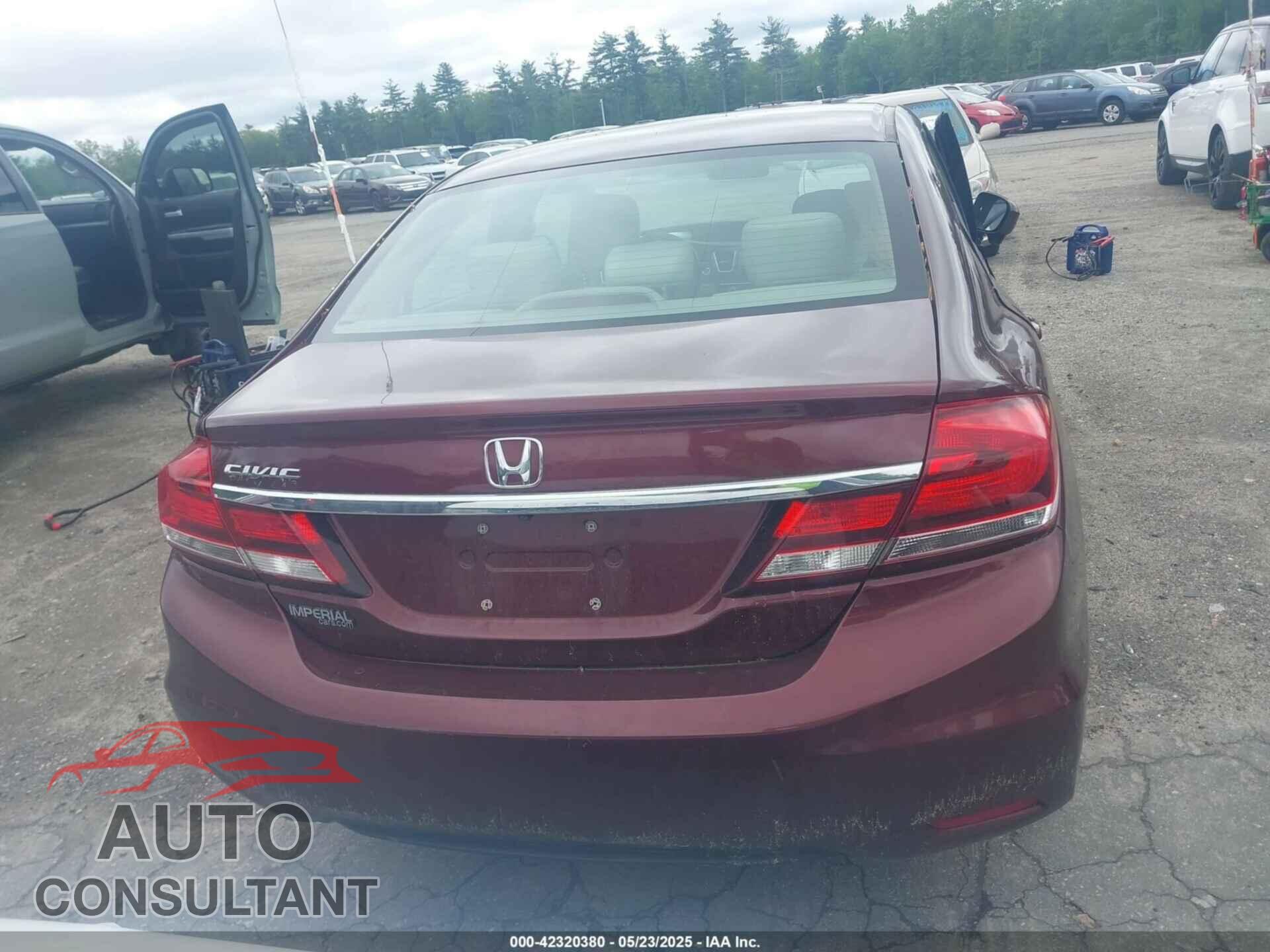 HONDA CIVIC 2014 - 19XFB2F88EE208672
