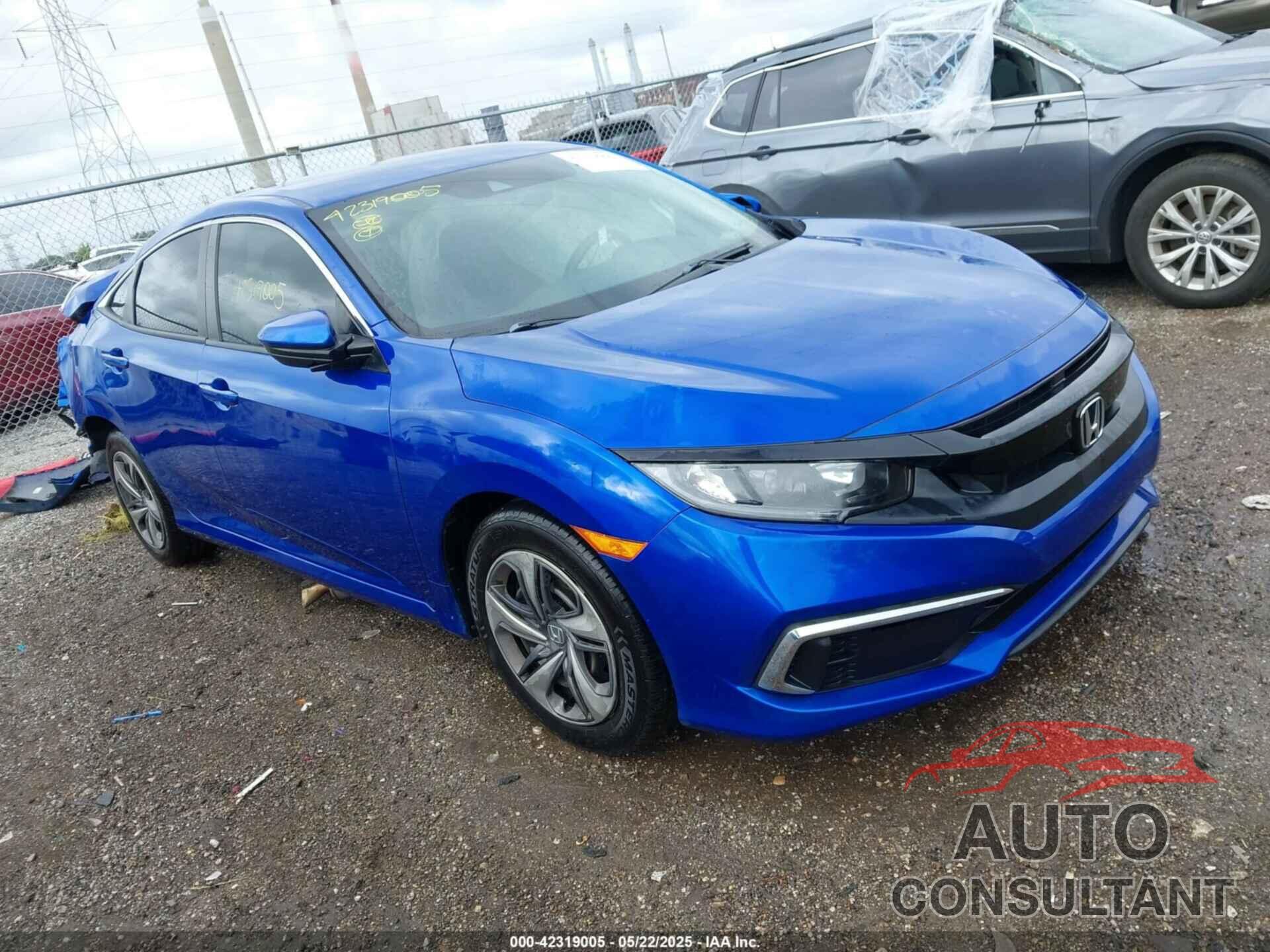 HONDA CIVIC 2020 - 19XFC2F66LE030527